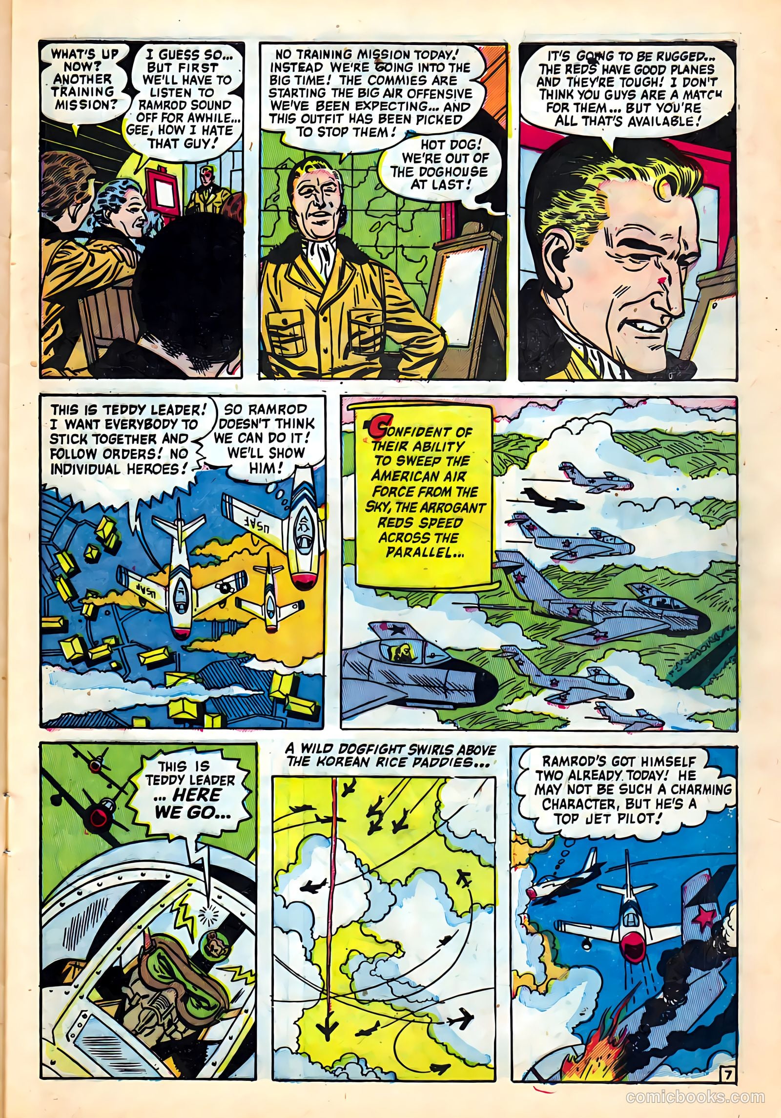 Jet Fighters #5 — page 9 of 36