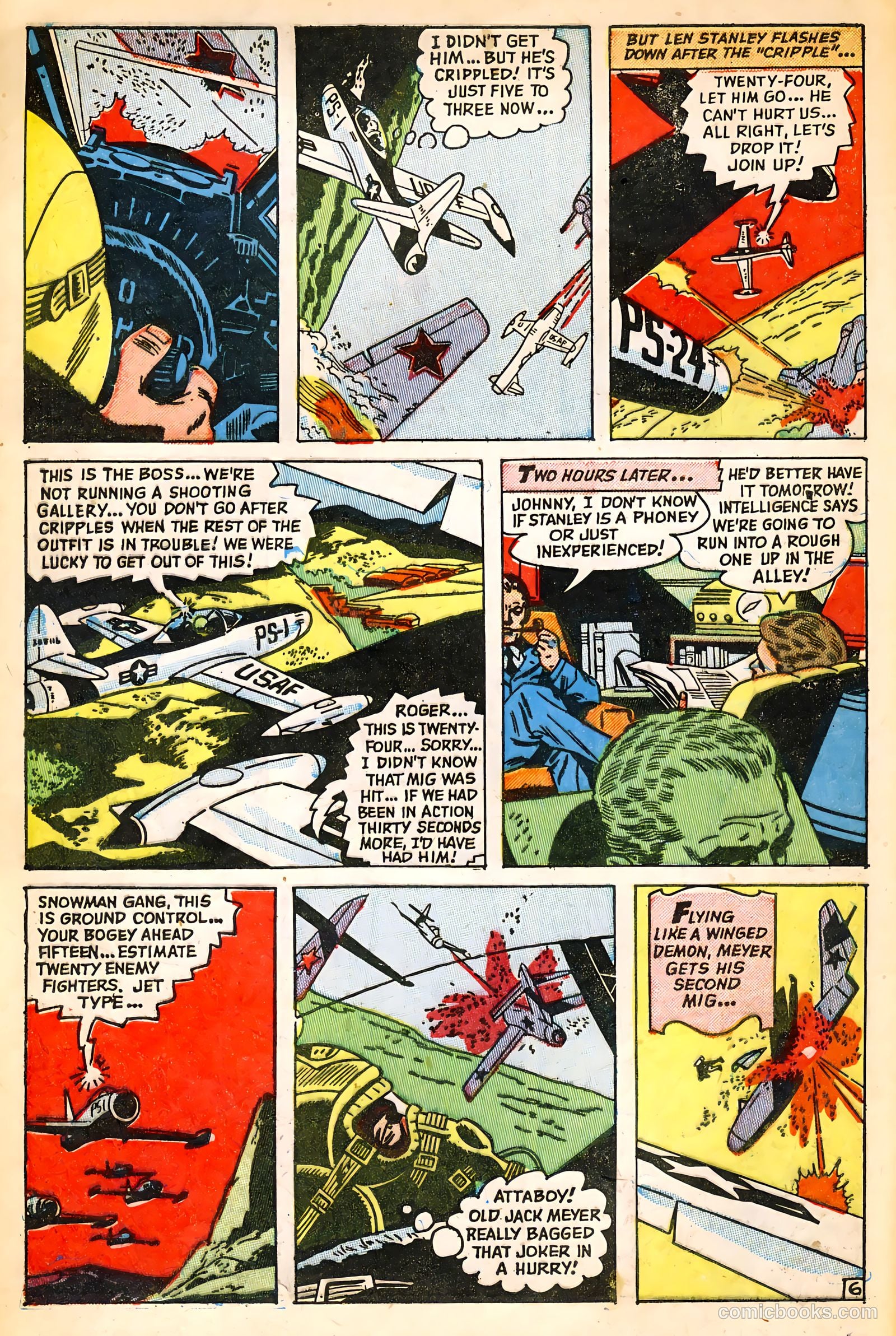 Jet Fighters #6 — page 8 of 36