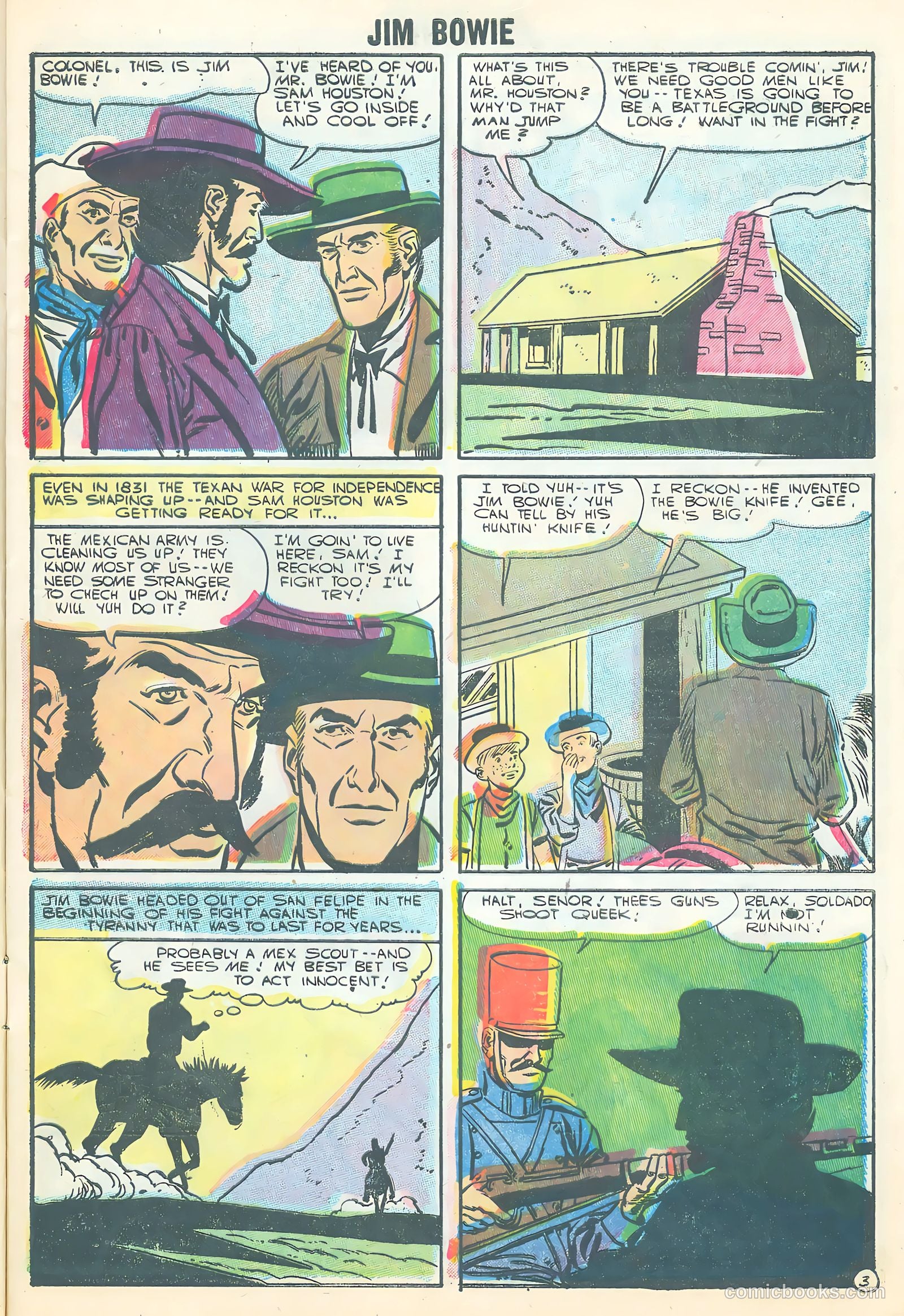 Jim Bowie #16 — page 9 of 36