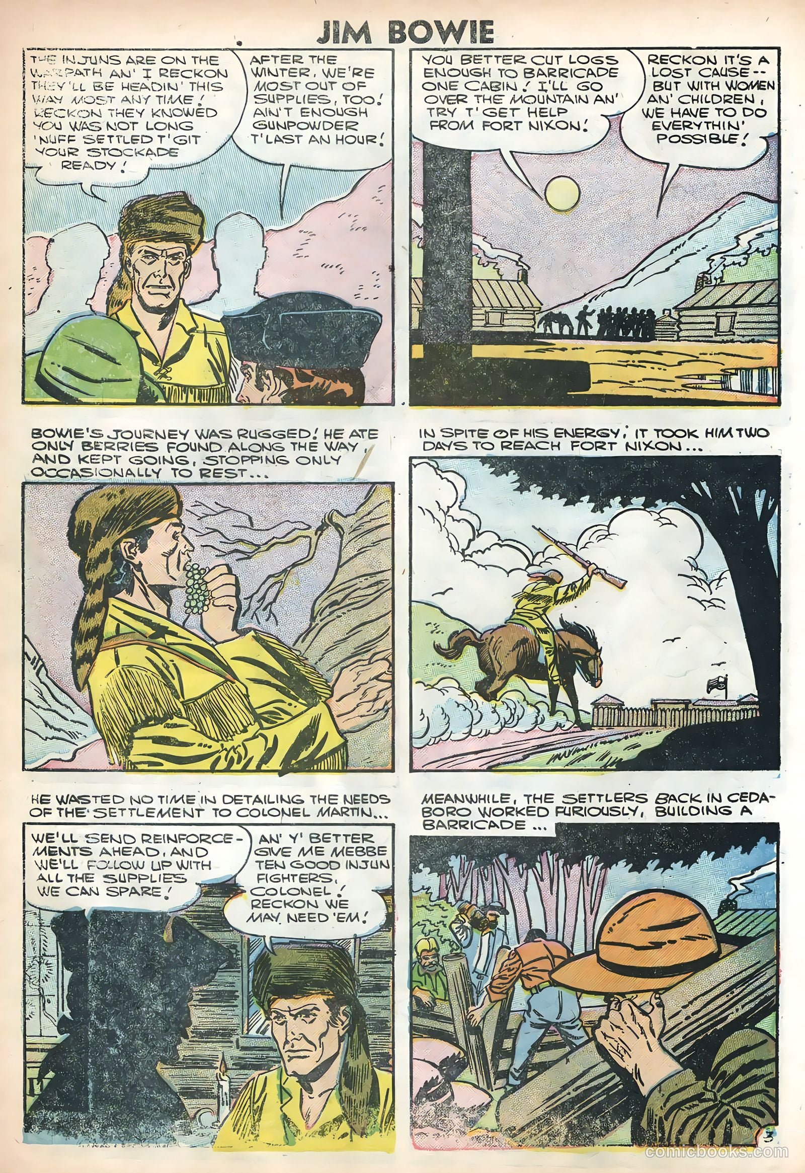 Jim Bowie #17 — page 30 of 36