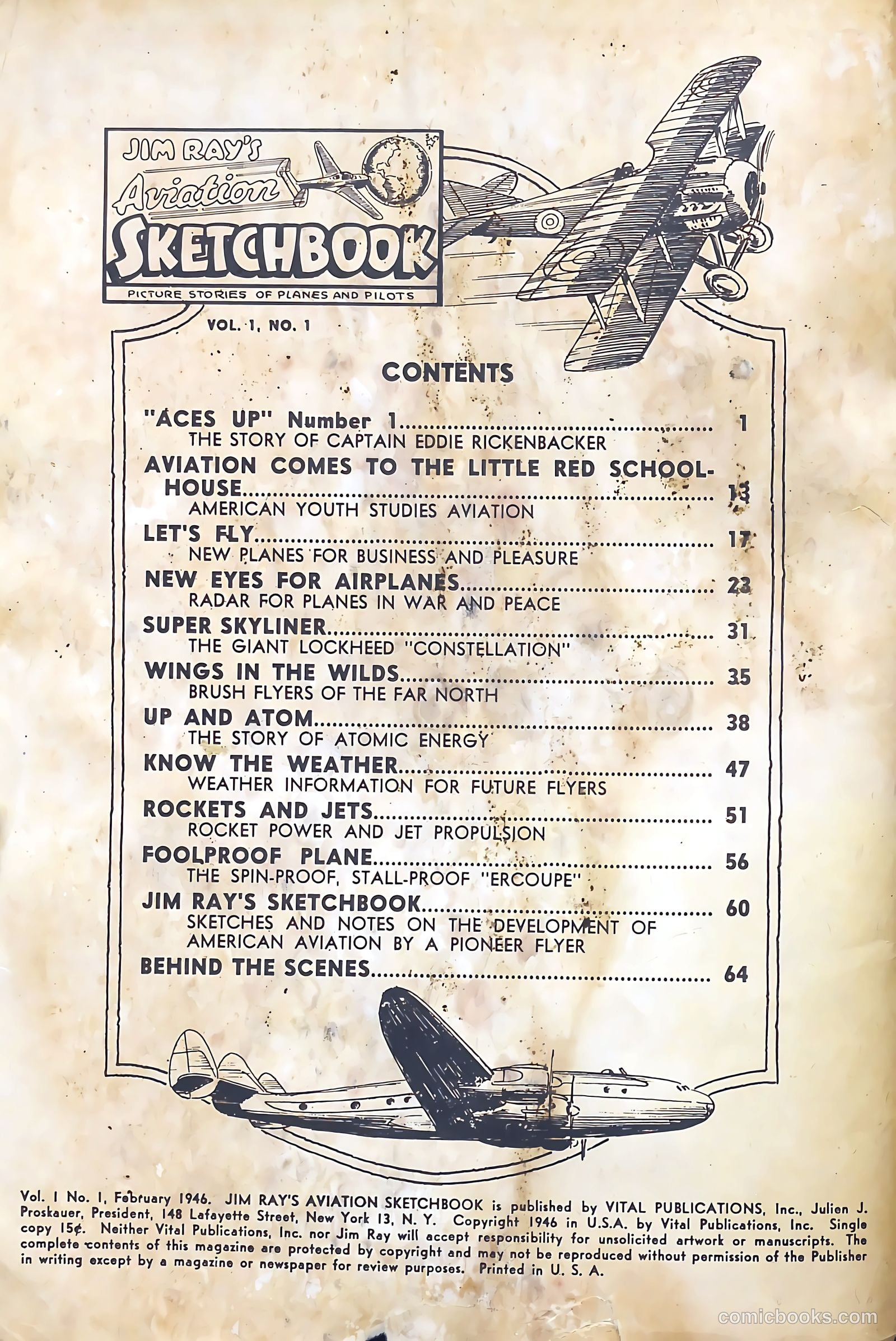 Jim Ray's Aviation Sketchbook #1 — page 2 of 67