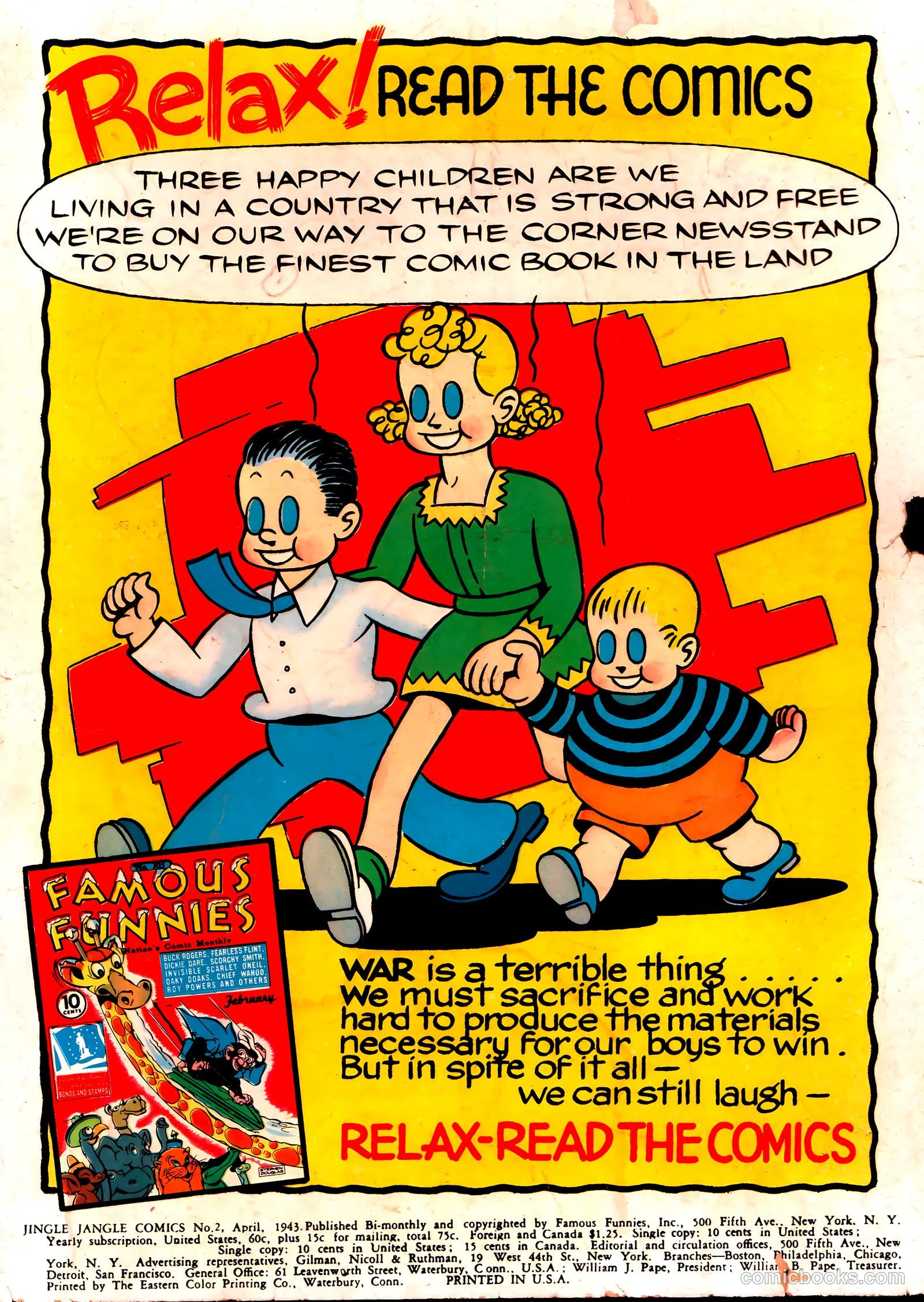 Jingle Jangle Comics #2 — page 2 of 69