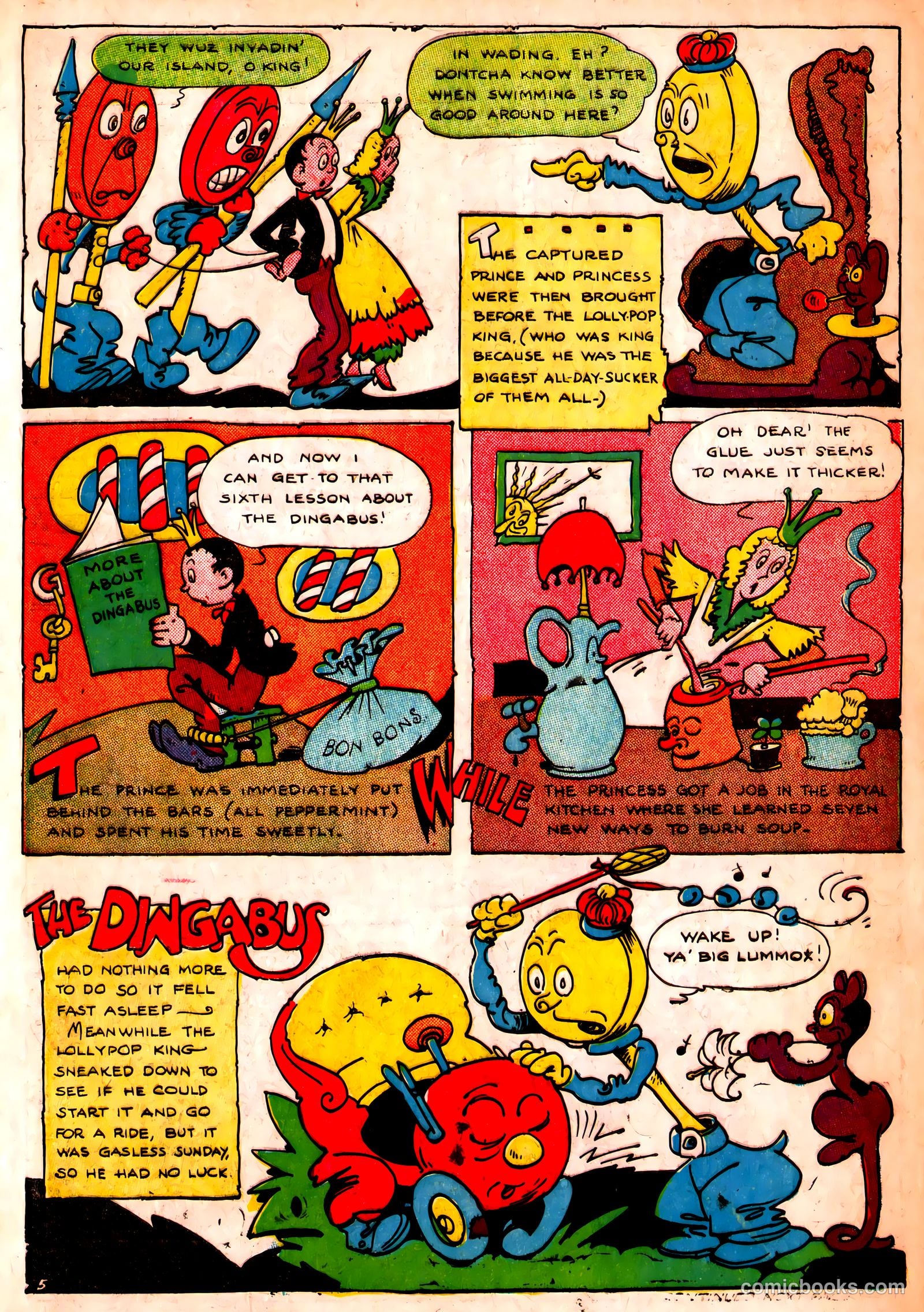 Jingle Jangle Comics #4 — page 7 of 69
