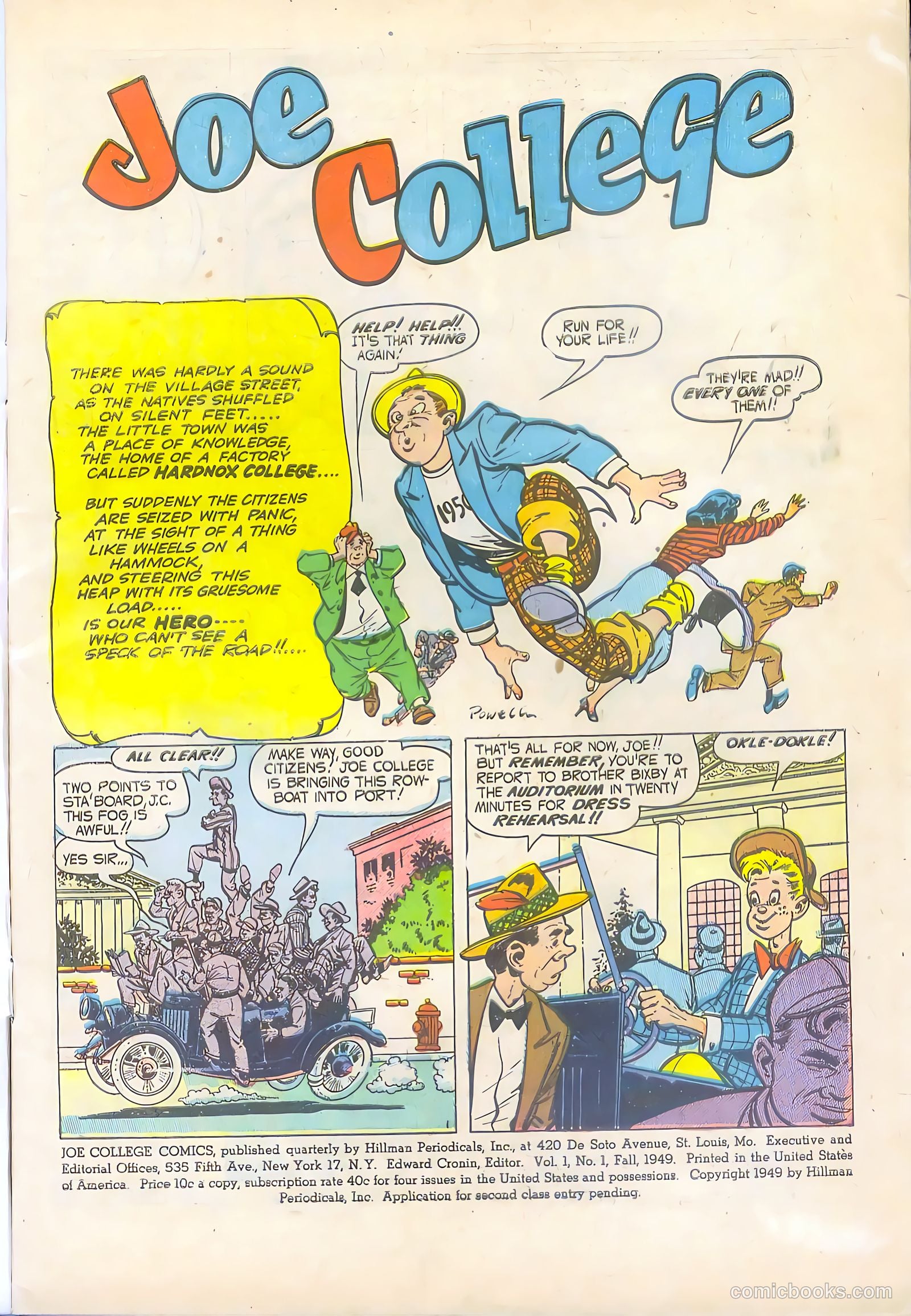 Joe College #1 — page 3 of 52