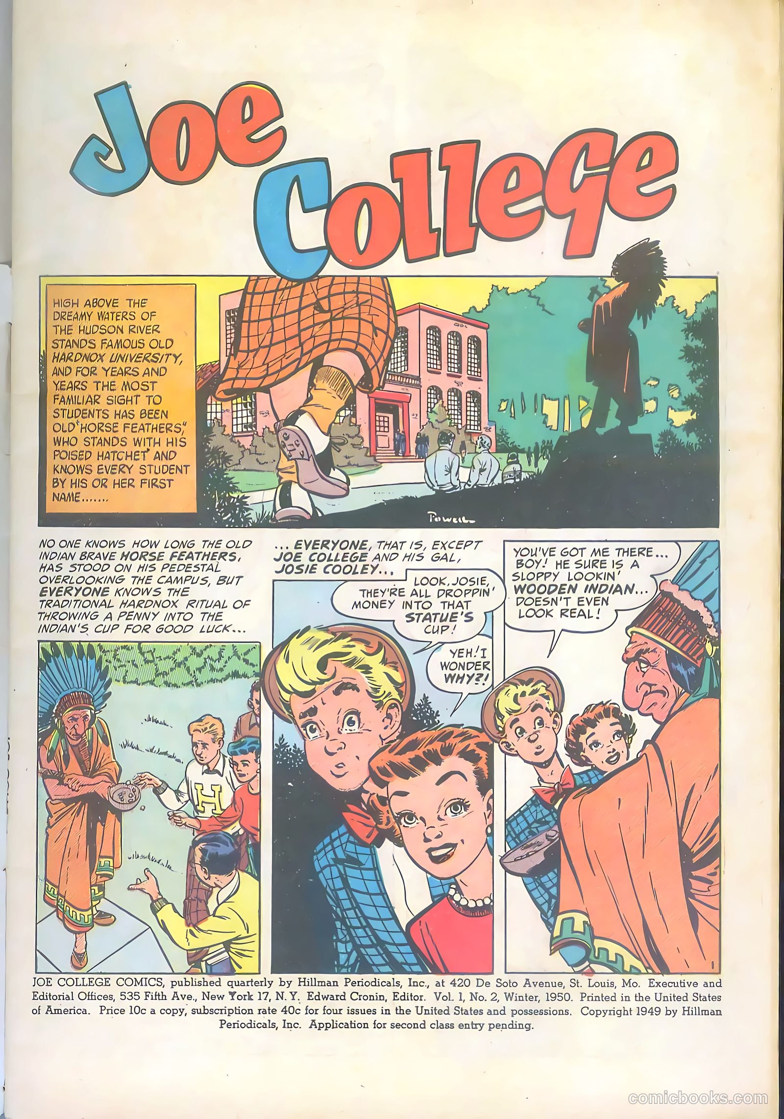 Joe College Comics #2 — page 3 of 52