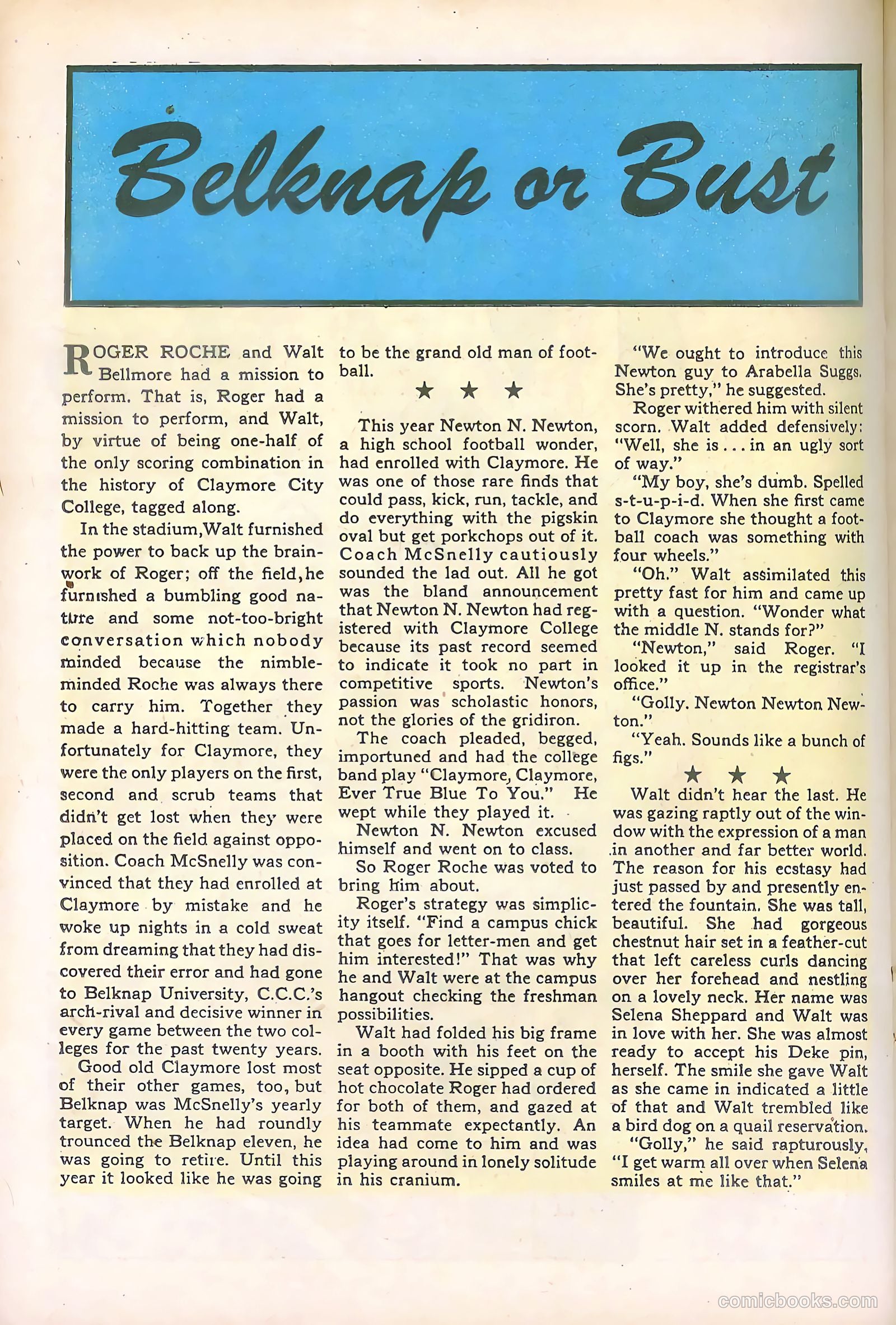 Joe College Comics #2 — page 32 of 52