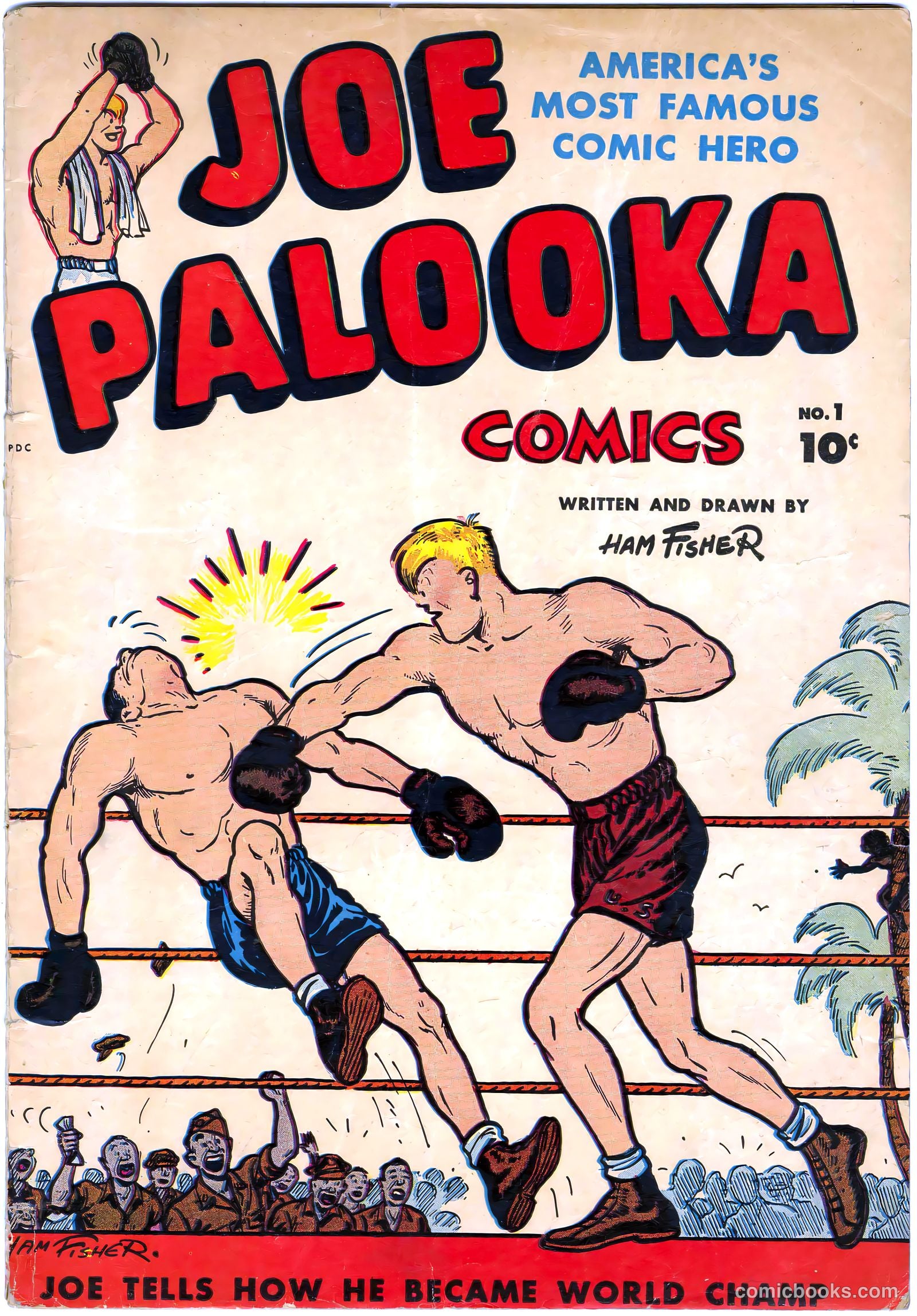 Joe Palooka Comics #1 — page 1 of 36
