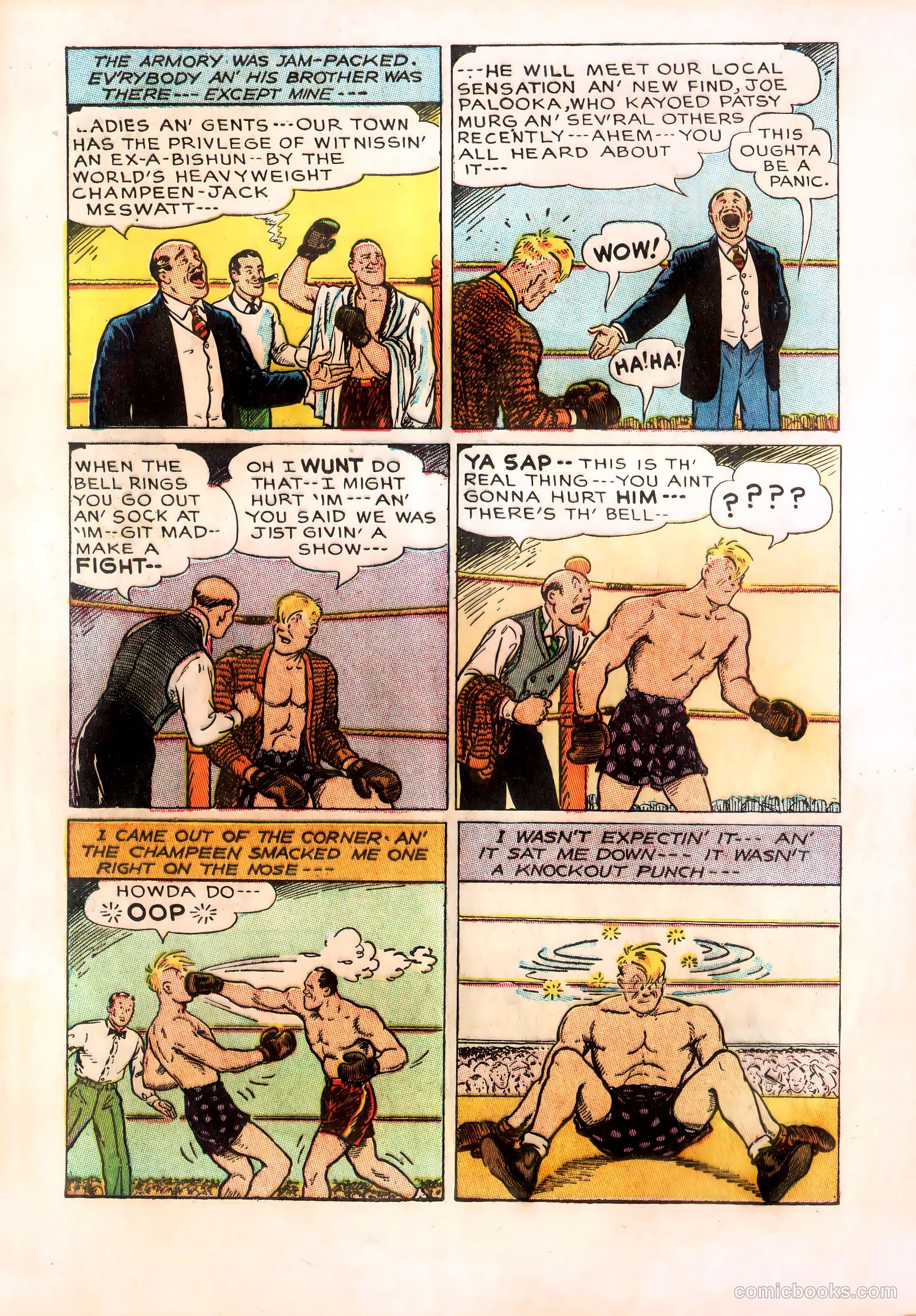 Joe Palooka Comics #1 — page 14 of 36