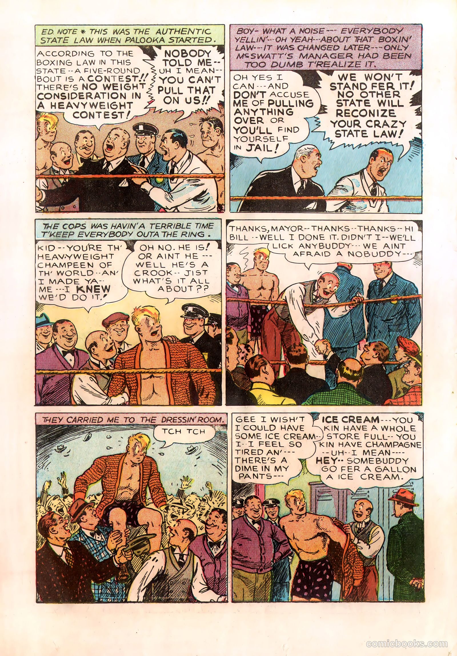 Joe Palooka Comics #1 — page 19 of 36