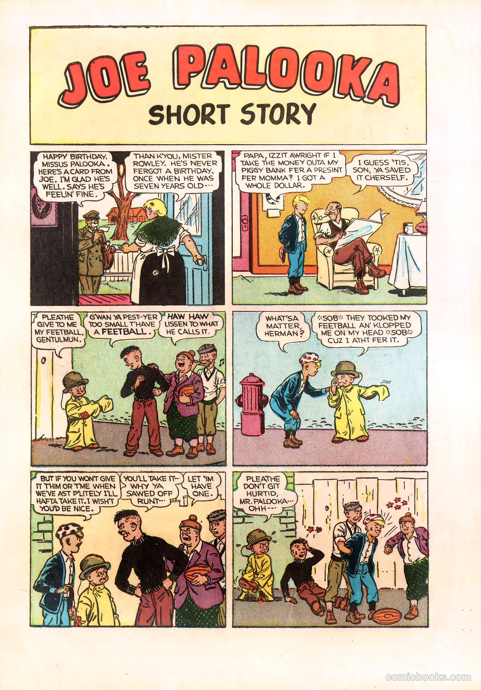 Joe Palooka Comics #1 — page 32 of 36