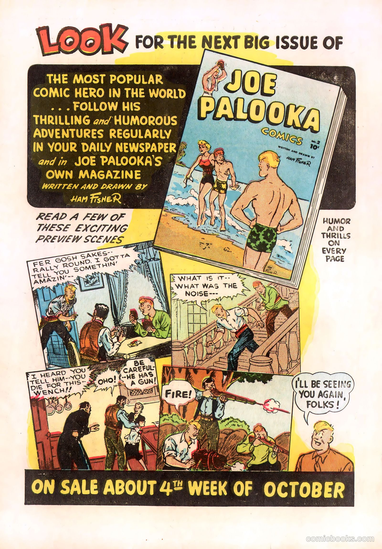 Joe Palooka Comics #1 — page 34 of 36