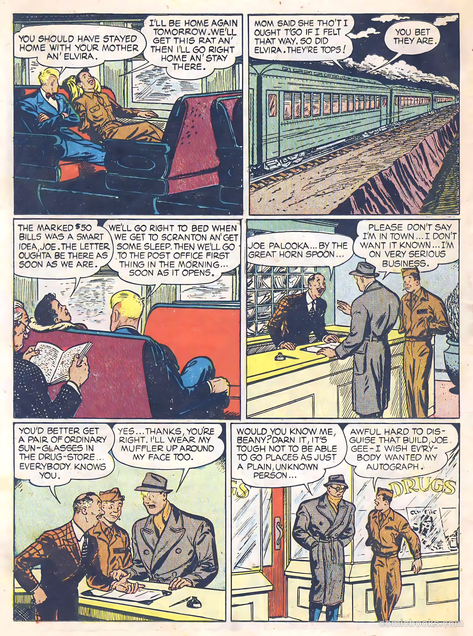 Joe Palooka Comics #11 — page 36 of 52