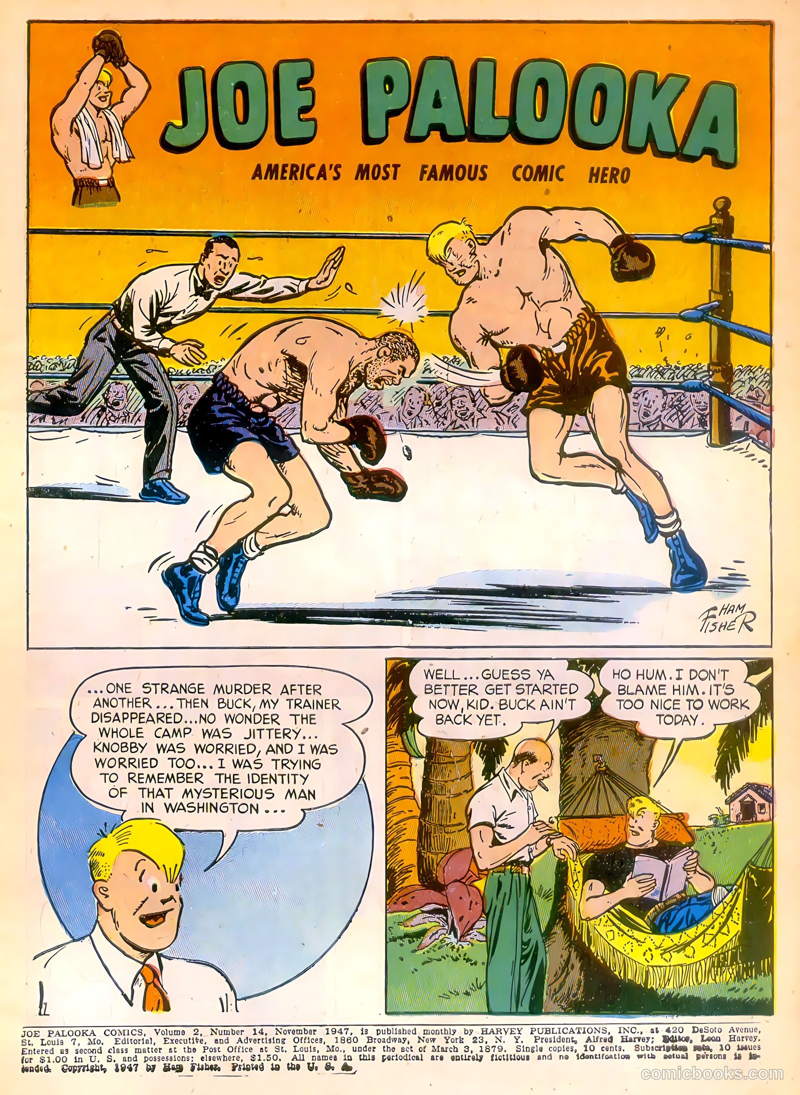 Joe Palooka Comics #14 — page 3 of 52