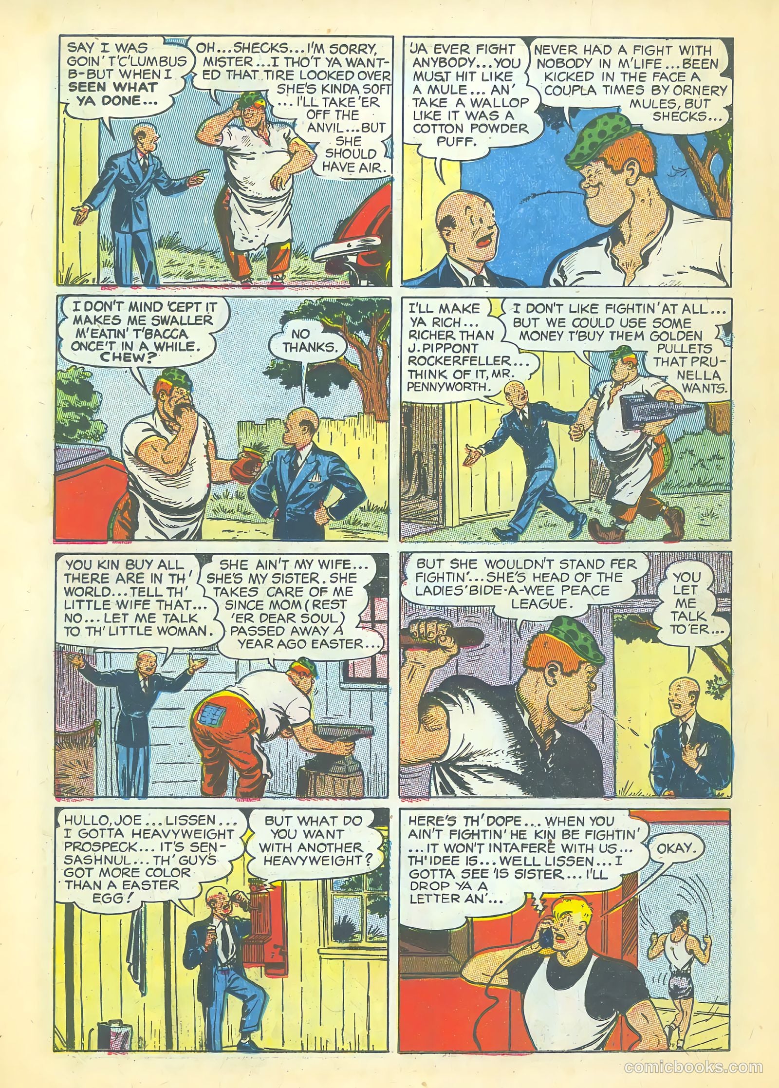 Joe Palooka Comics #15 — page 20 of 52