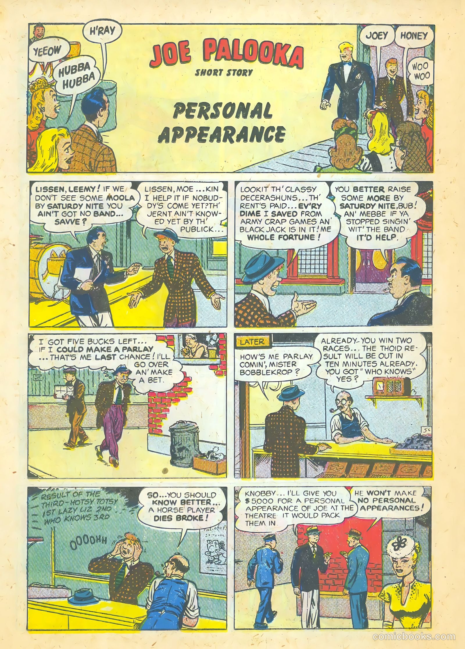 Joe Palooka Comics #15 — page 36 of 52