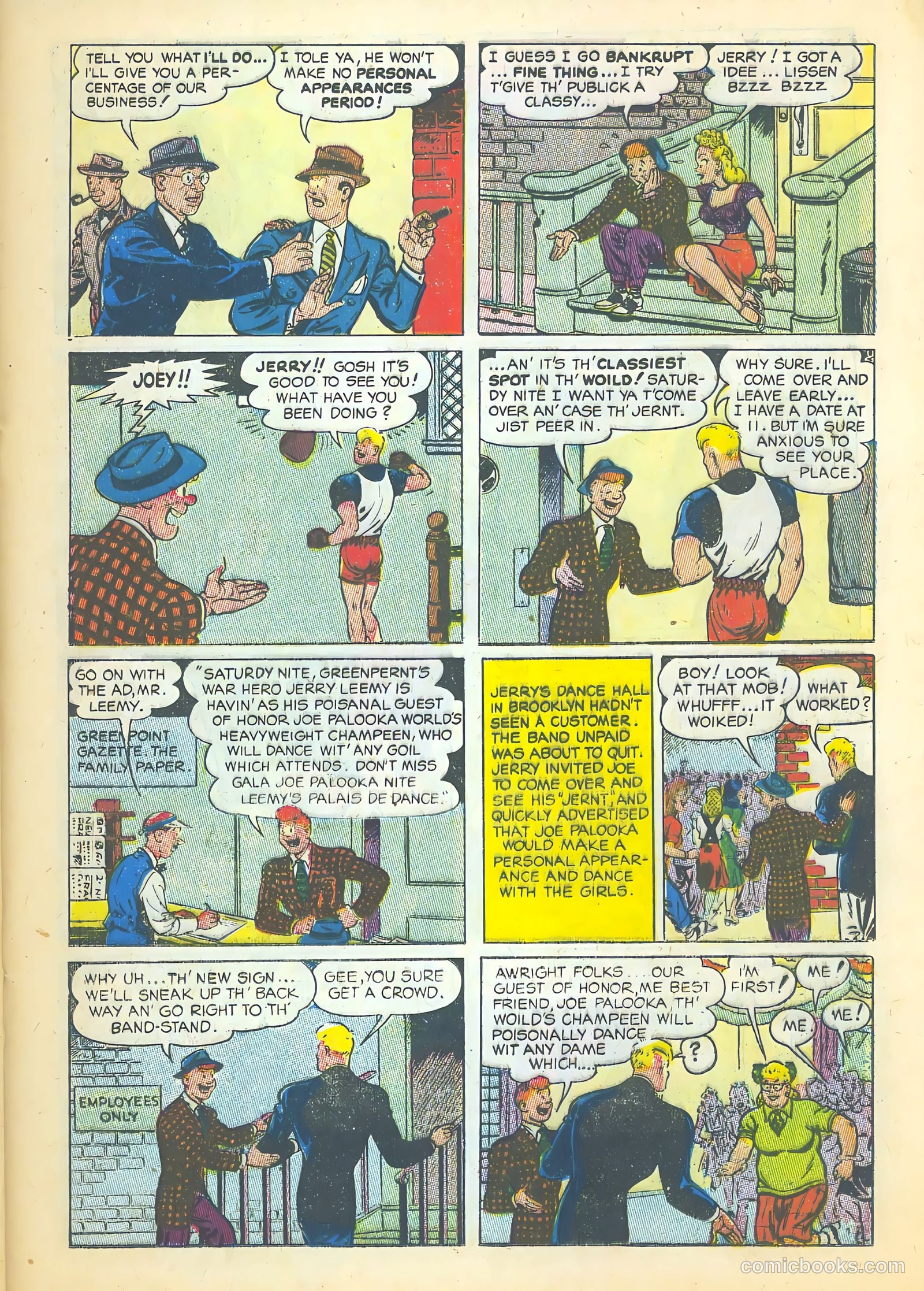Joe Palooka Comics #15 — page 37 of 52