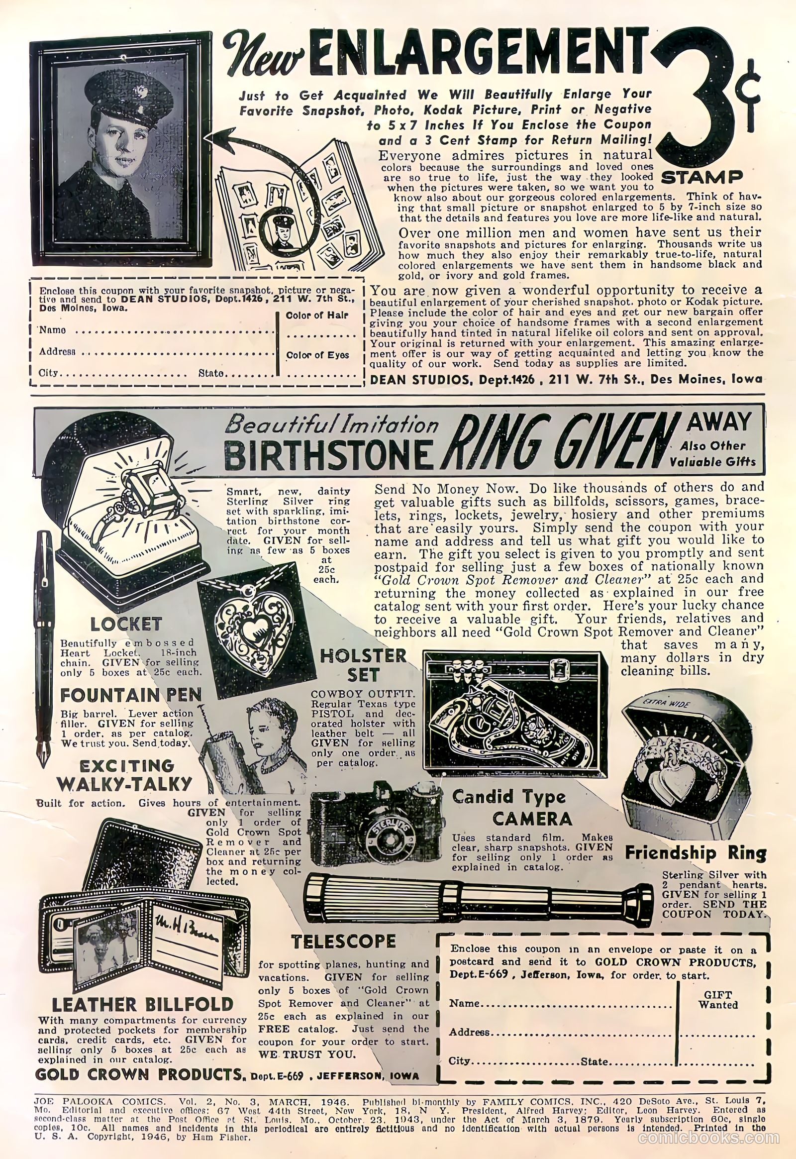 Joe Palooka #3 — page 2 of 52