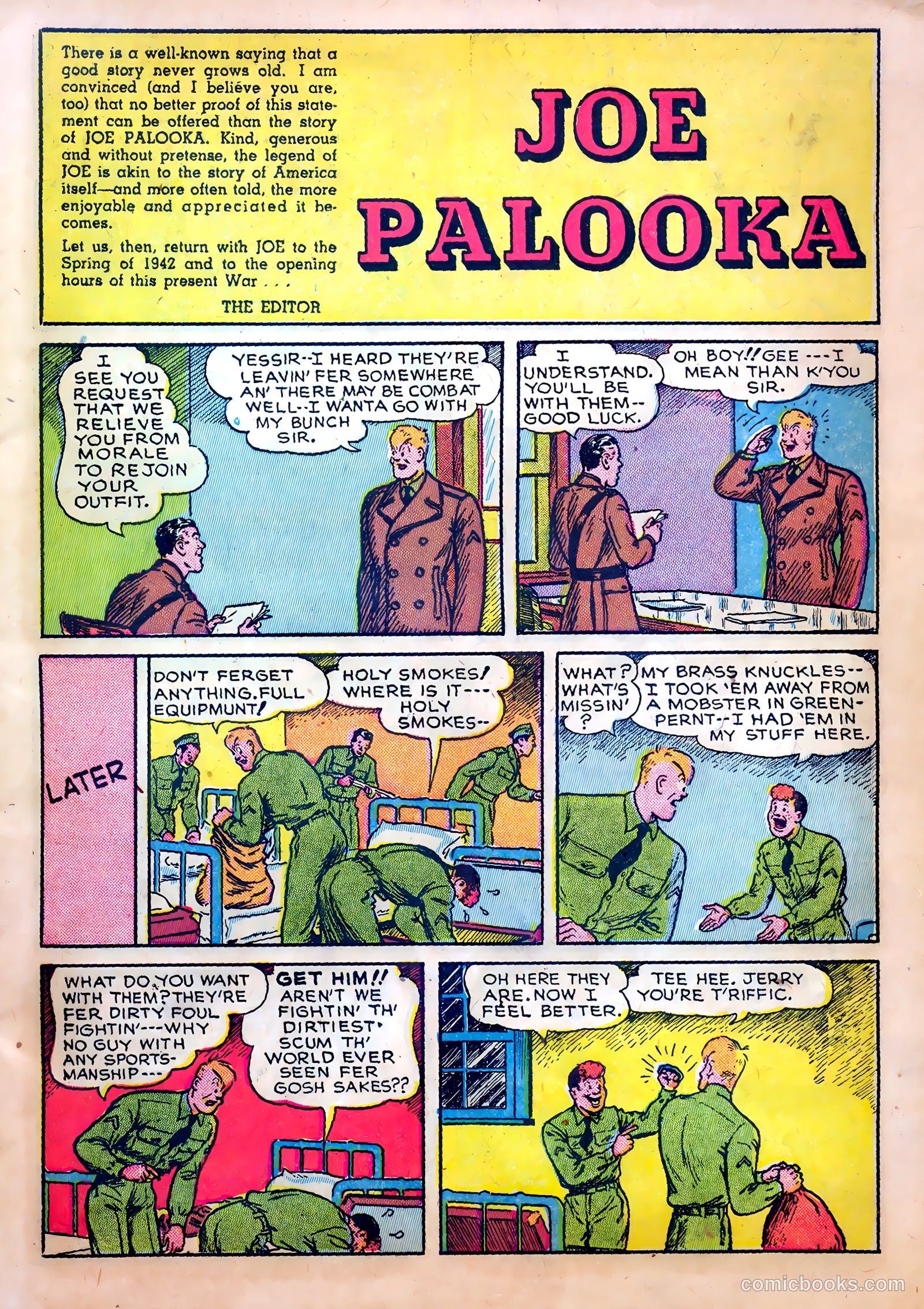 Joe Palooka #3 — page 3 of 52