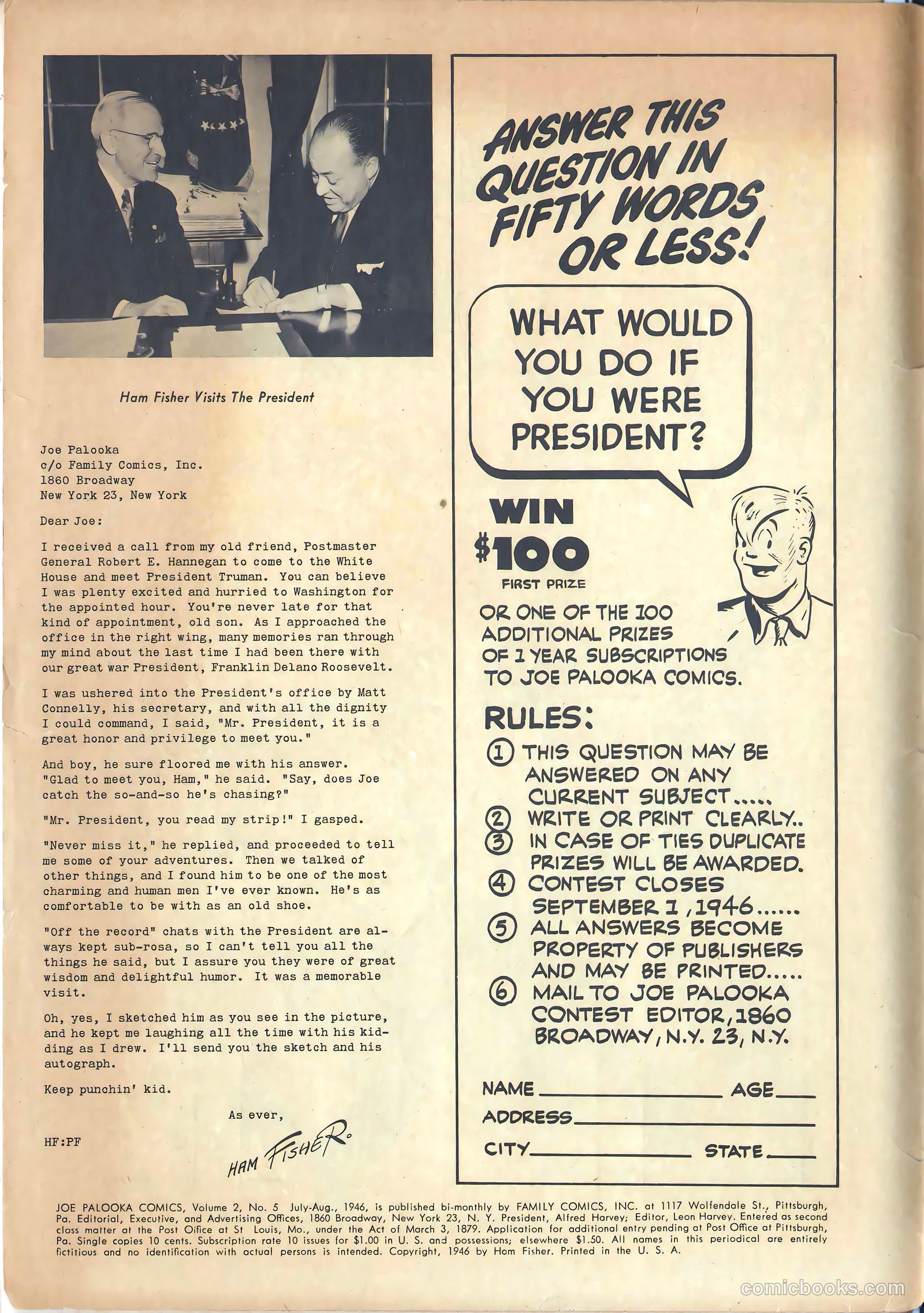 Joe Palooka #5 — page 3 of 53