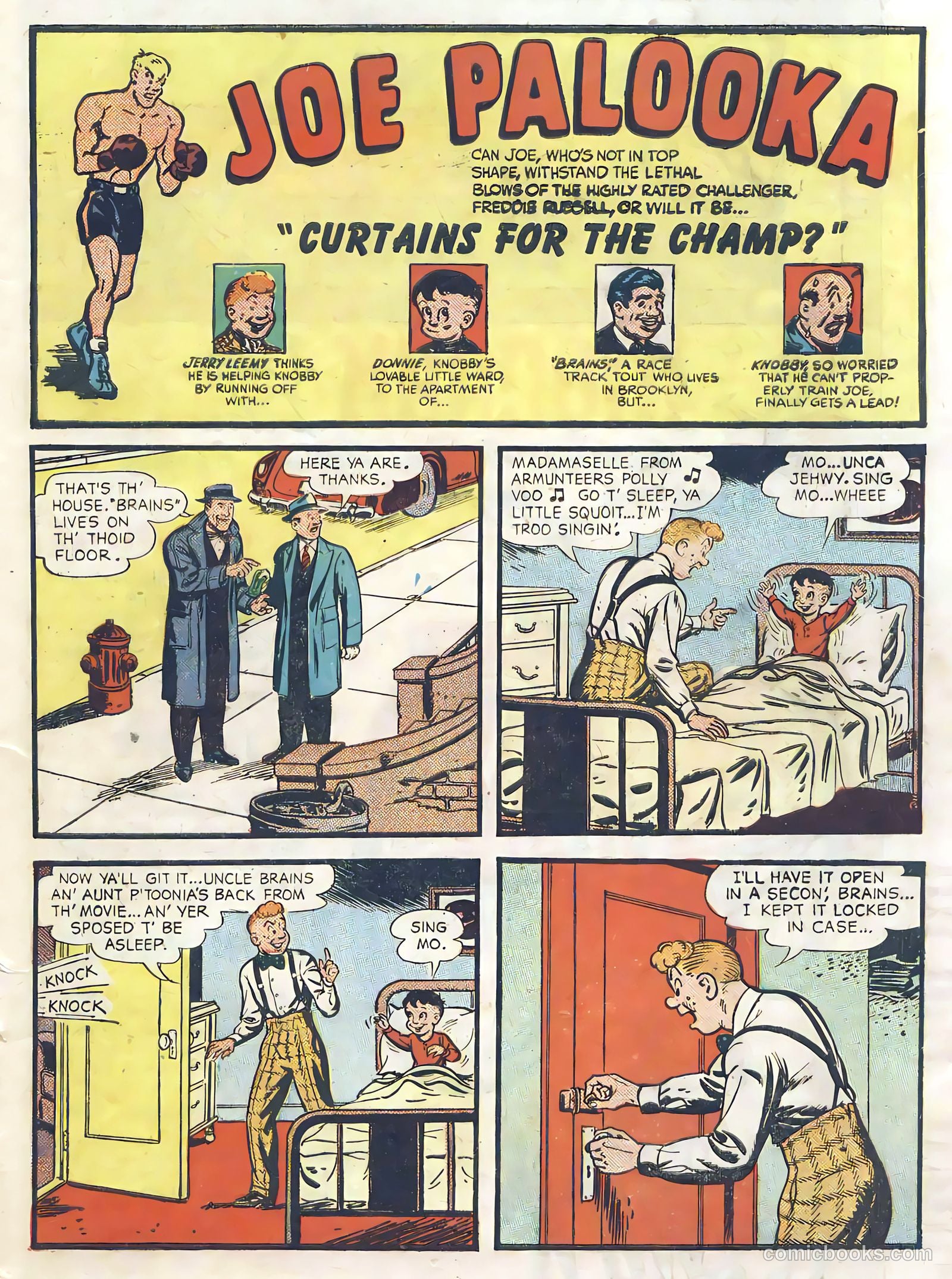 Joe Palooka #57 — page 3 of 36