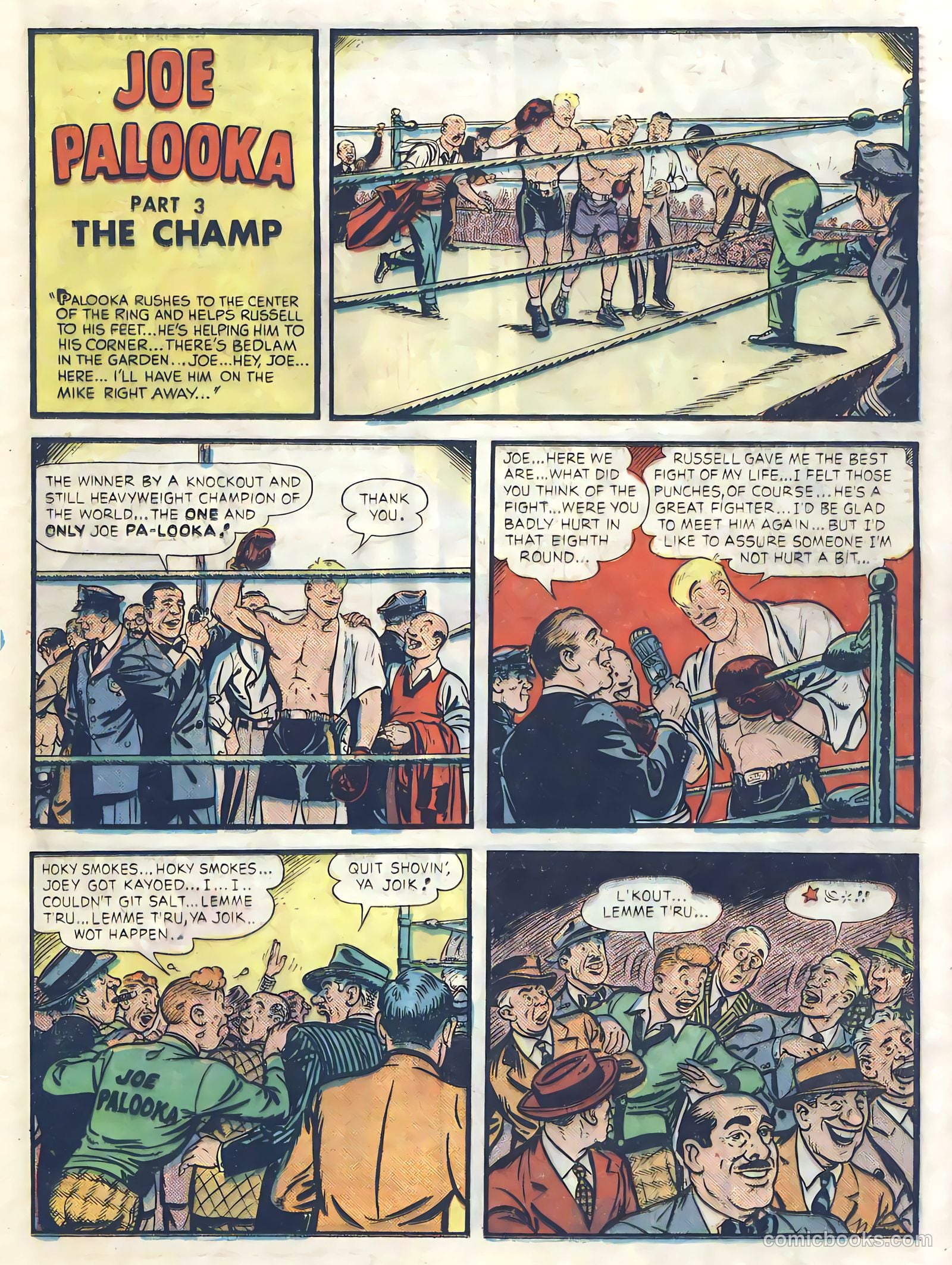 Joe Palooka #57 — page 21 of 36