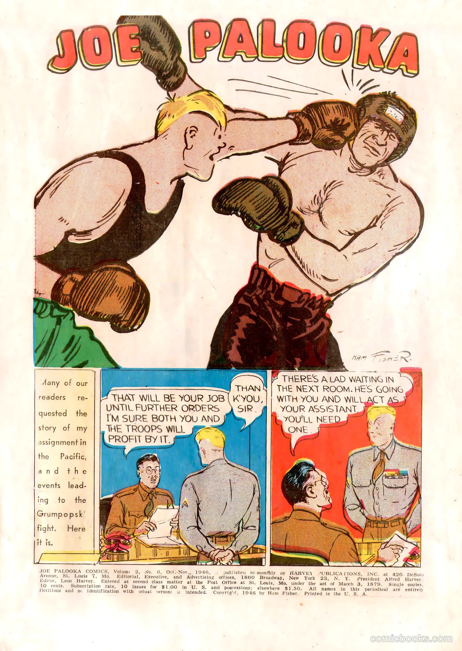 Joe Palooka #6 — page 3 of 52