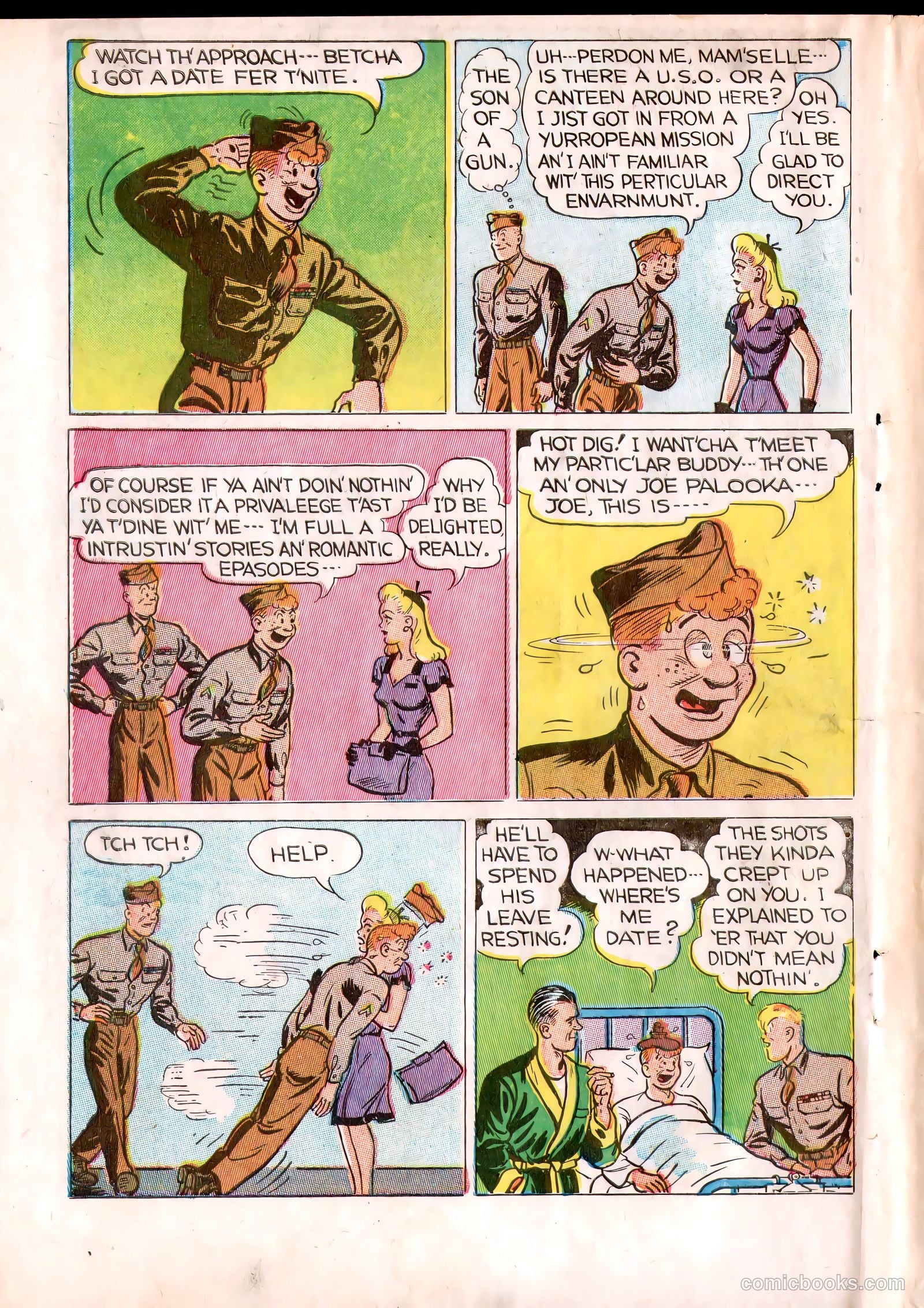 Joe Palooka #6 — page 6 of 52