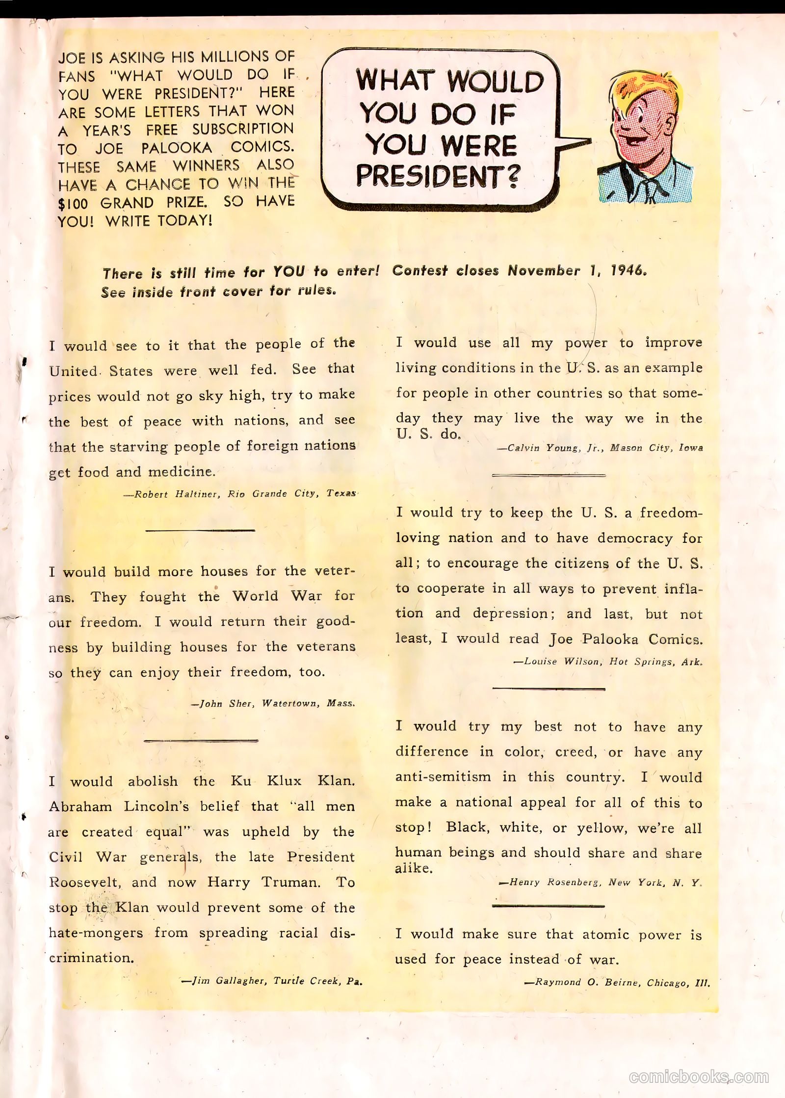 Joe Palooka #6 — page 45 of 52