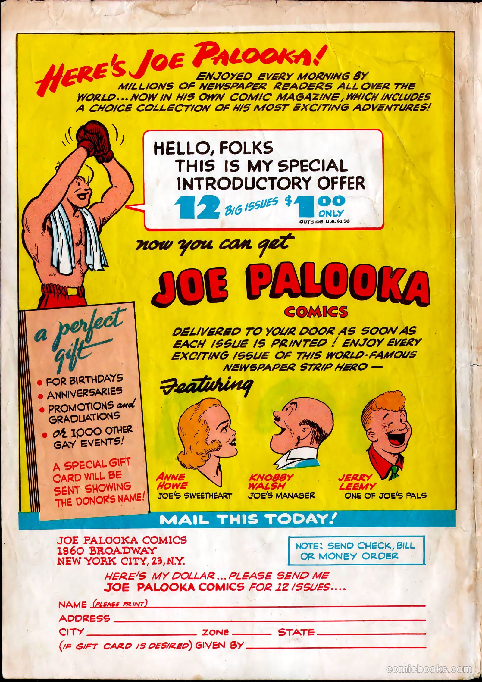 Joe Palooka #6 — page 52 of 52