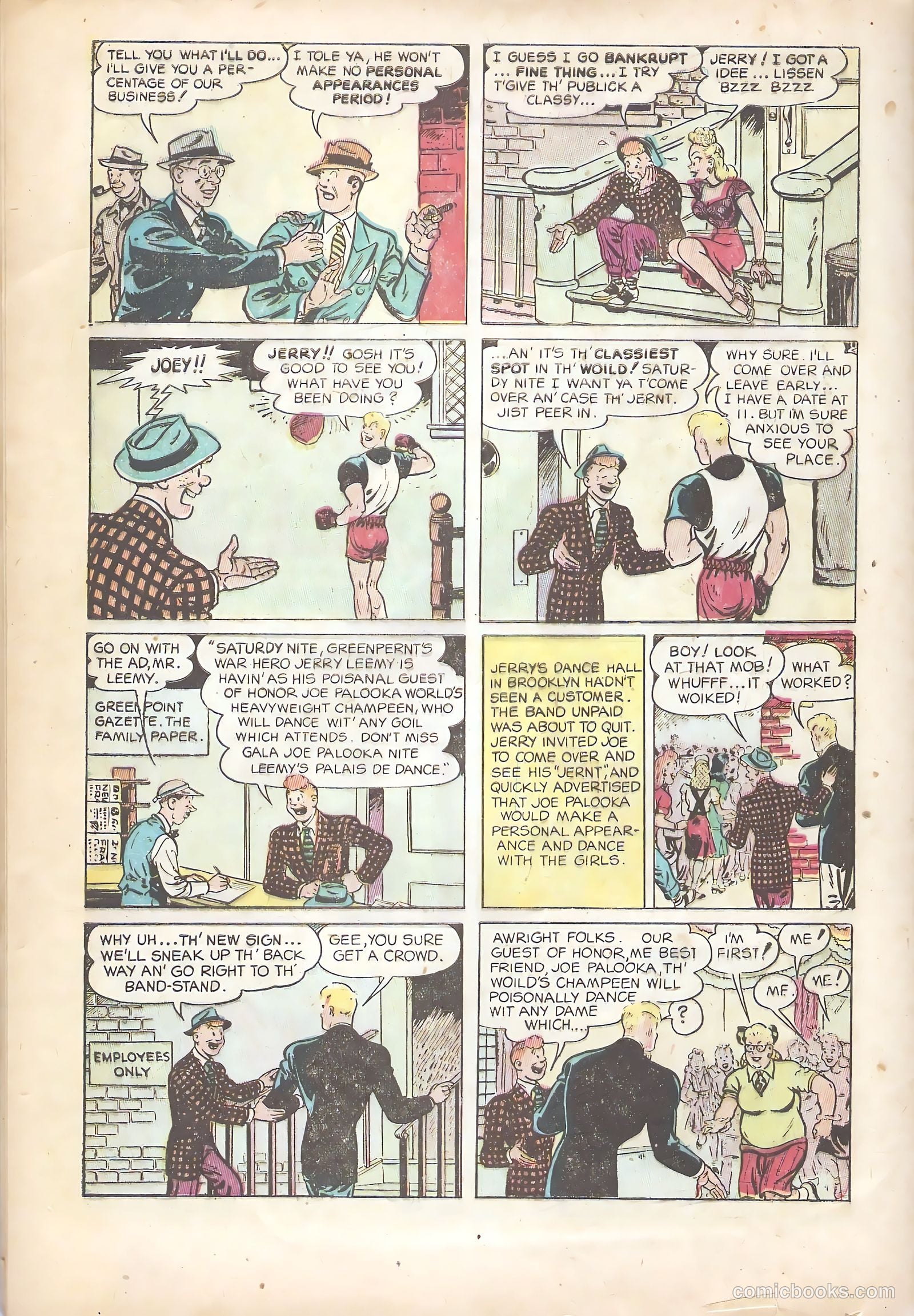 Joe Palooka Comics #62 — page 30 of 36