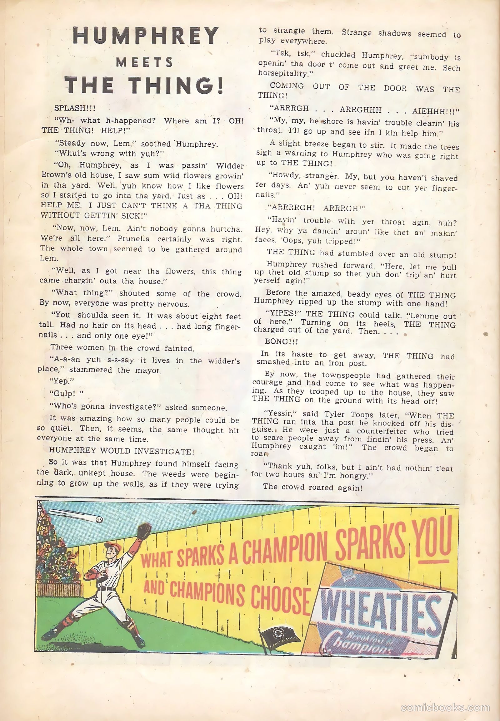 Joe Palooka Comics #62 — page 32 of 36
