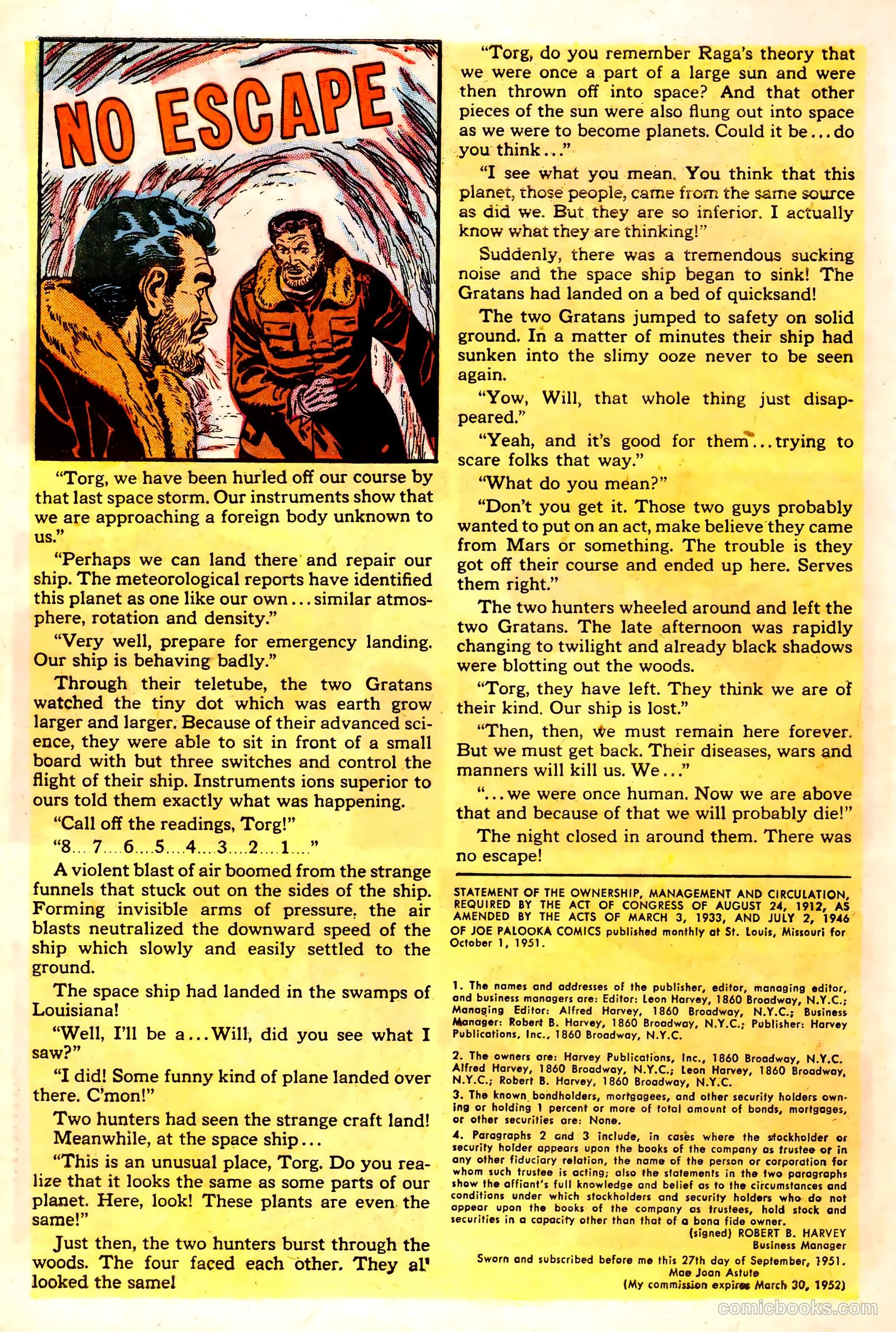 Joe Palooka Comics #67 — page 30 of 36
