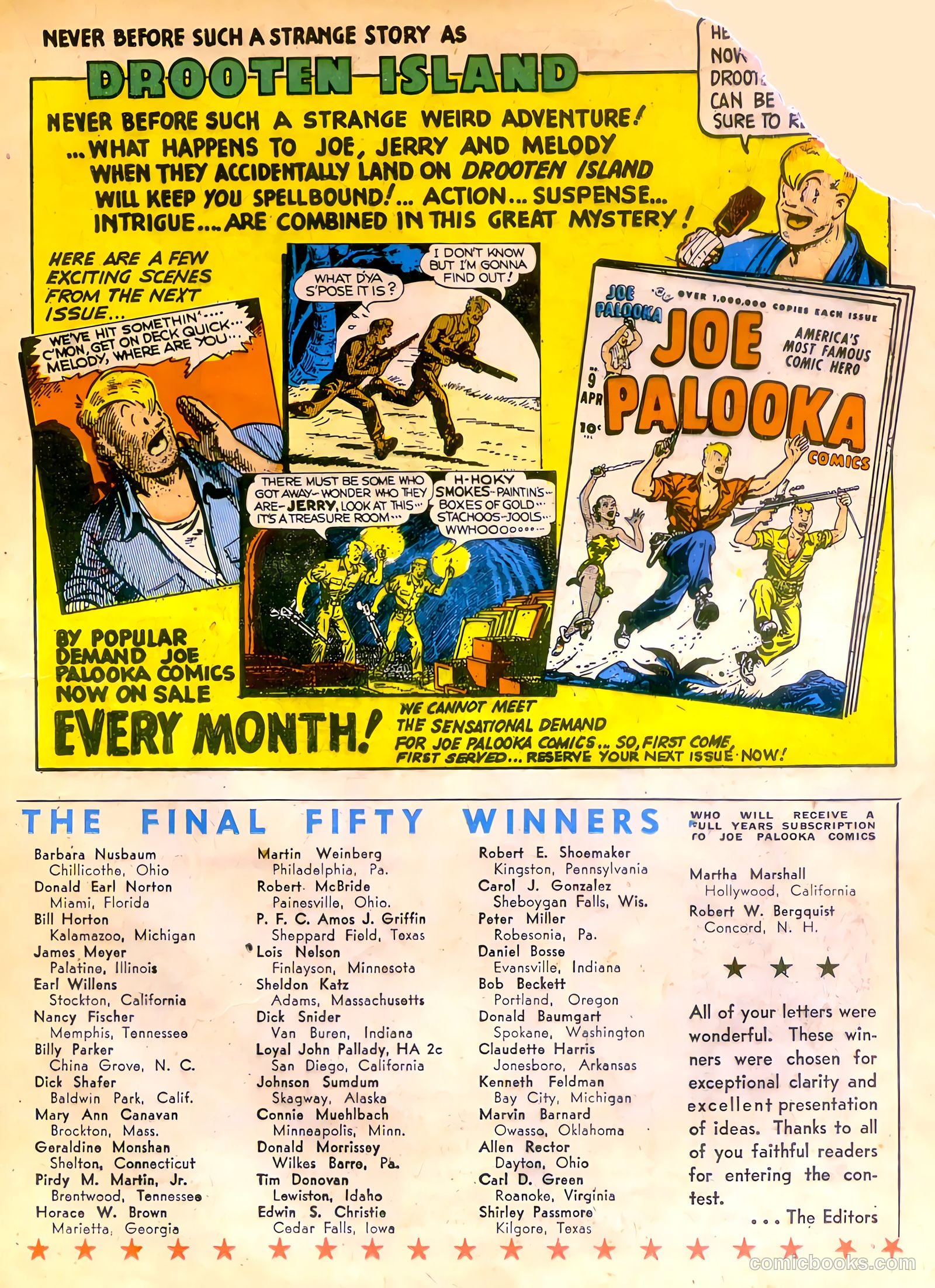 Joe Palooka #8 — page 35 of 52
