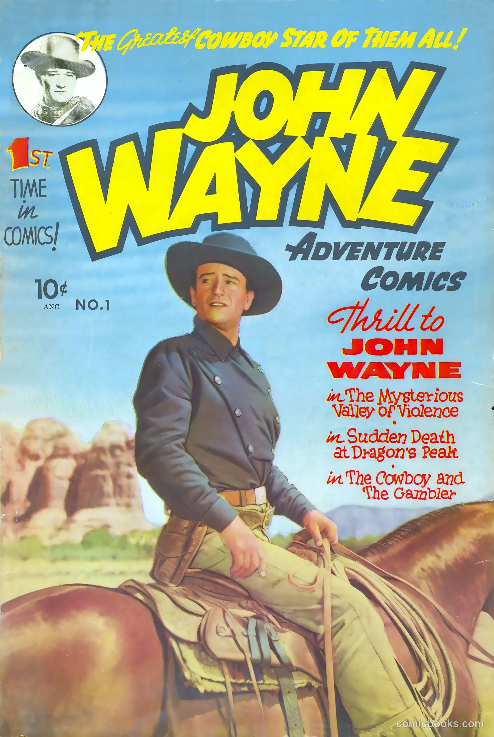 John Wayne Adventure Comics #1 — page 1 of 36