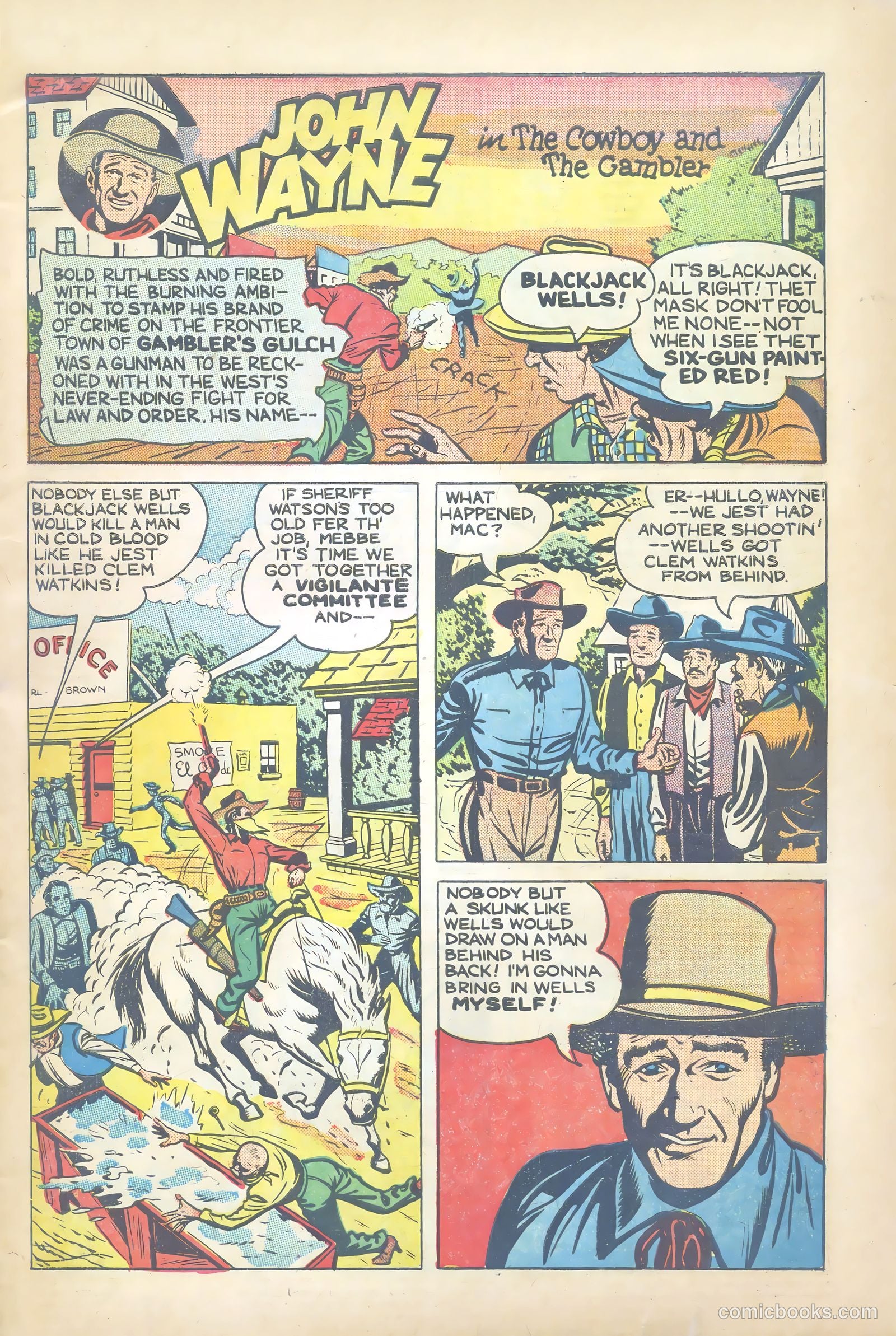 John Wayne Adventure Comics #1 — page 3 of 36