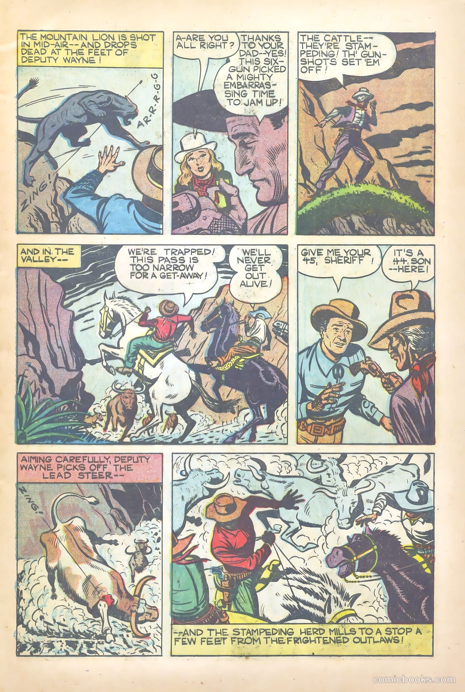 John Wayne Adventure Comics #1 — page 9 of 36