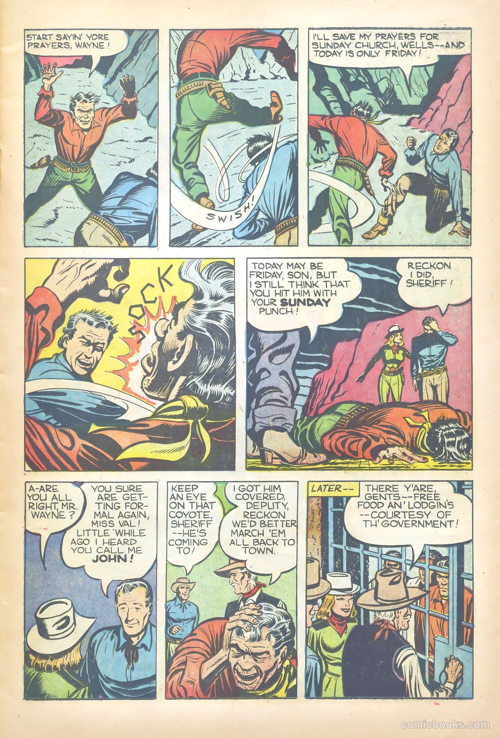 John Wayne Adventure Comics #1 — page 11 of 36