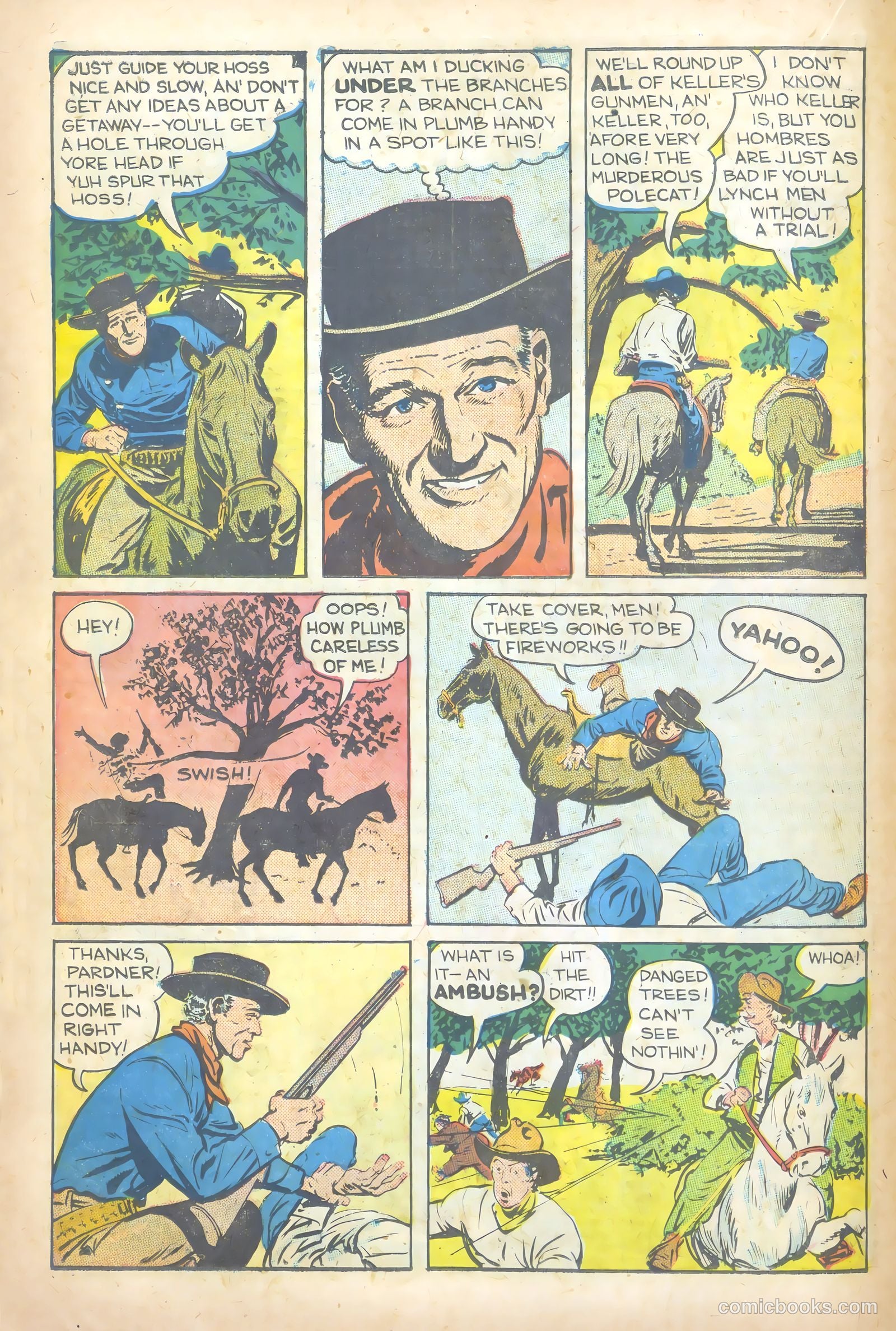 John Wayne Adventure Comics #1 — page 16 of 36