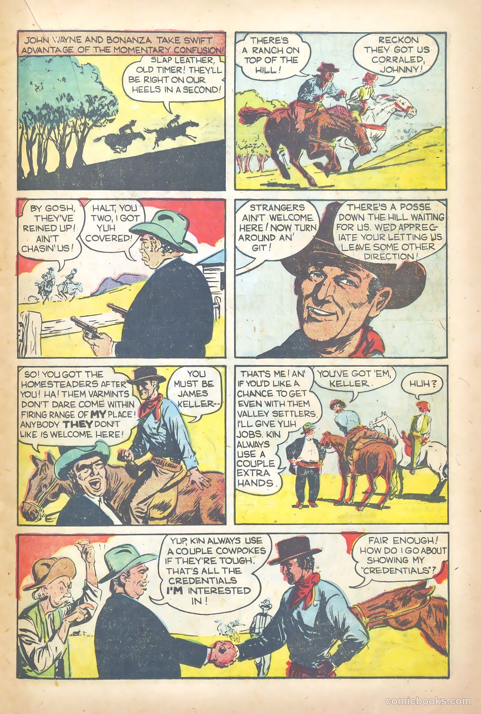 John Wayne Adventure Comics #1 — page 17 of 36