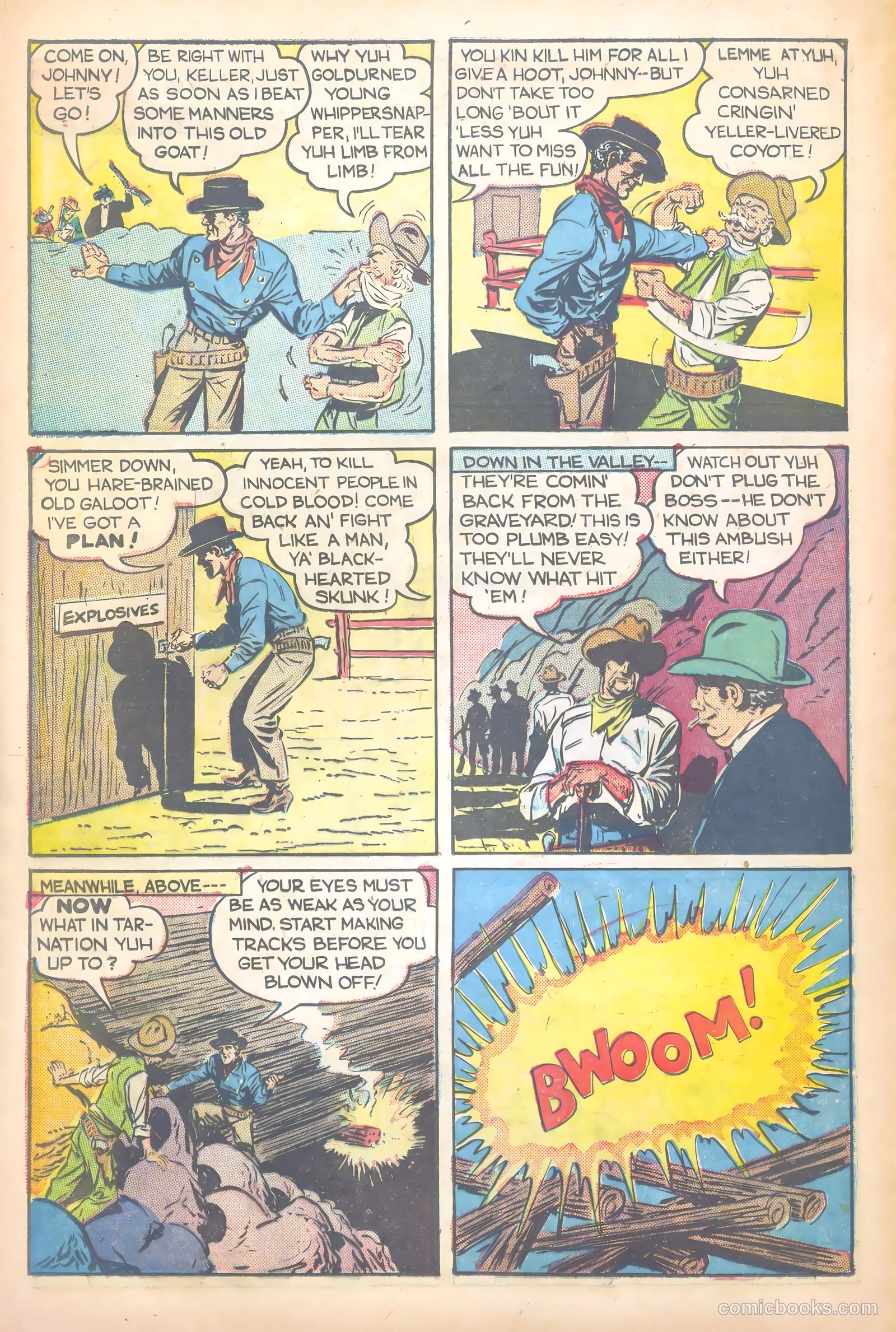 John Wayne Adventure Comics #1 — page 22 of 36