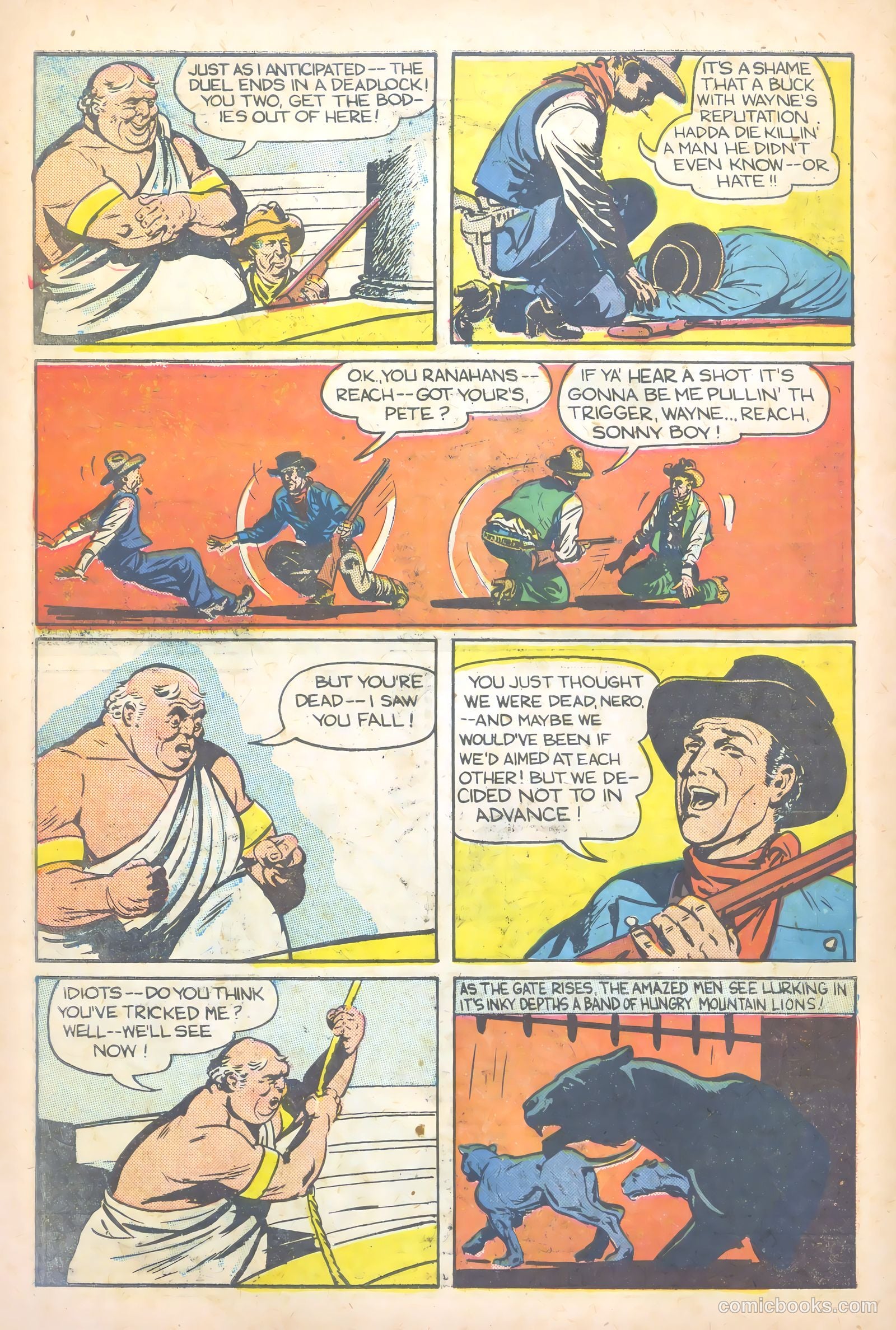 John Wayne Adventure Comics #1 — page 32 of 36