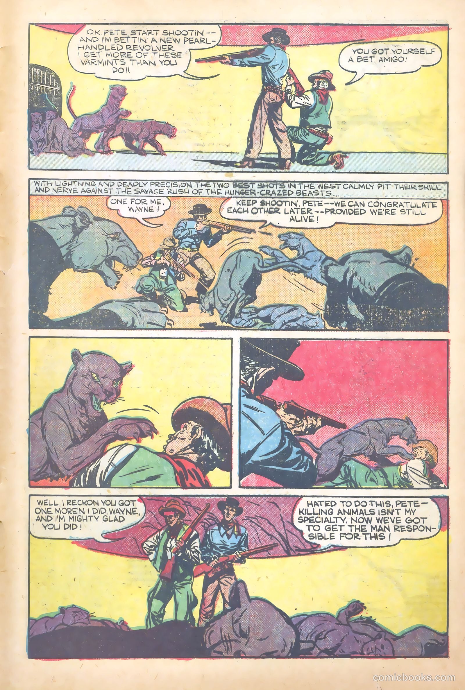 John Wayne Adventure Comics #1 — page 33 of 36