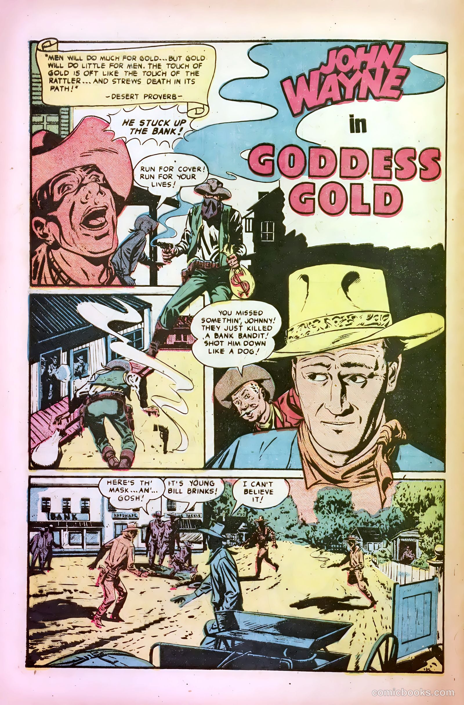 John Wayne Adventure Comics #10 — page 28 of 36