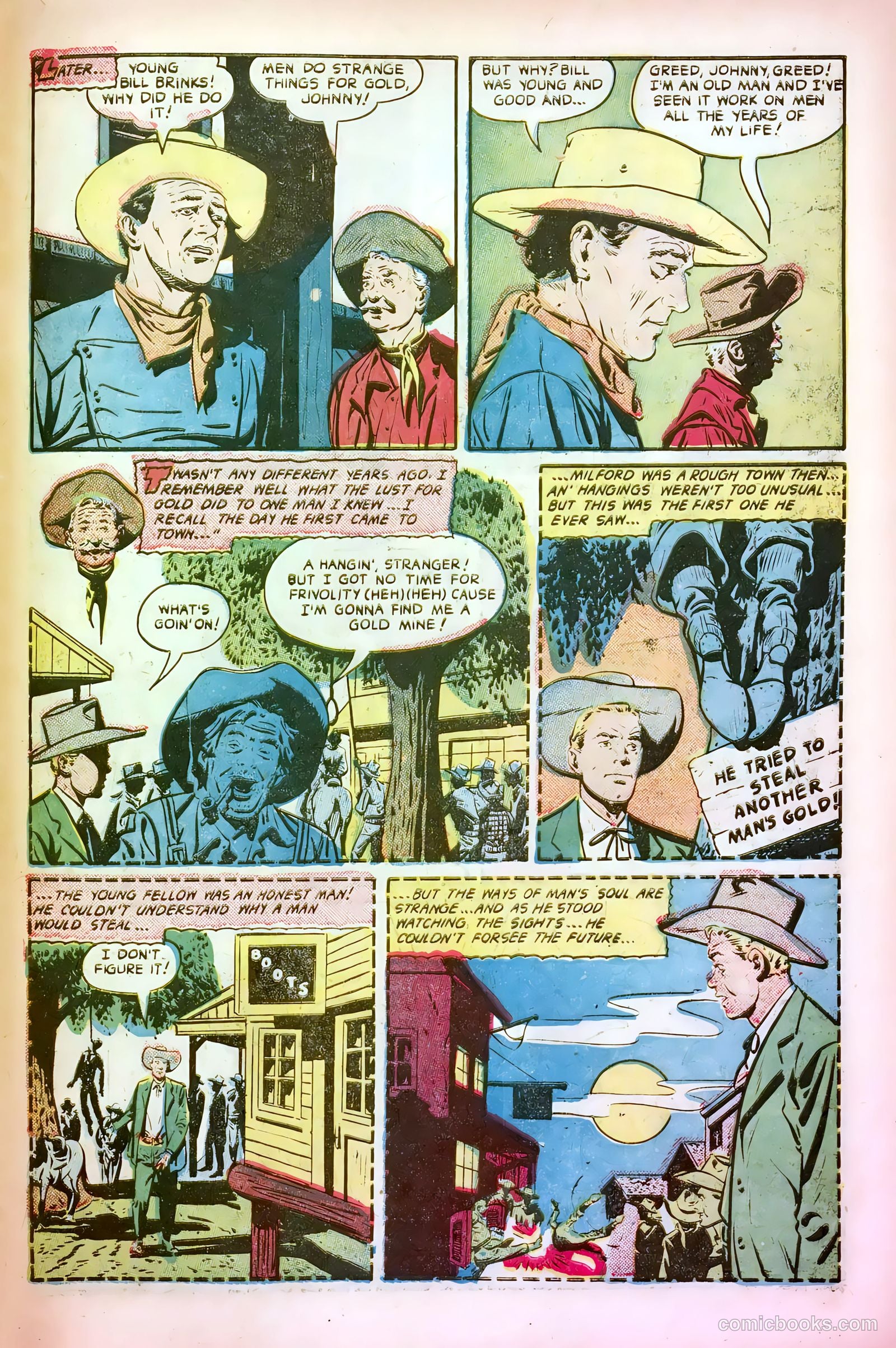 John Wayne Adventure Comics #10 — page 29 of 36