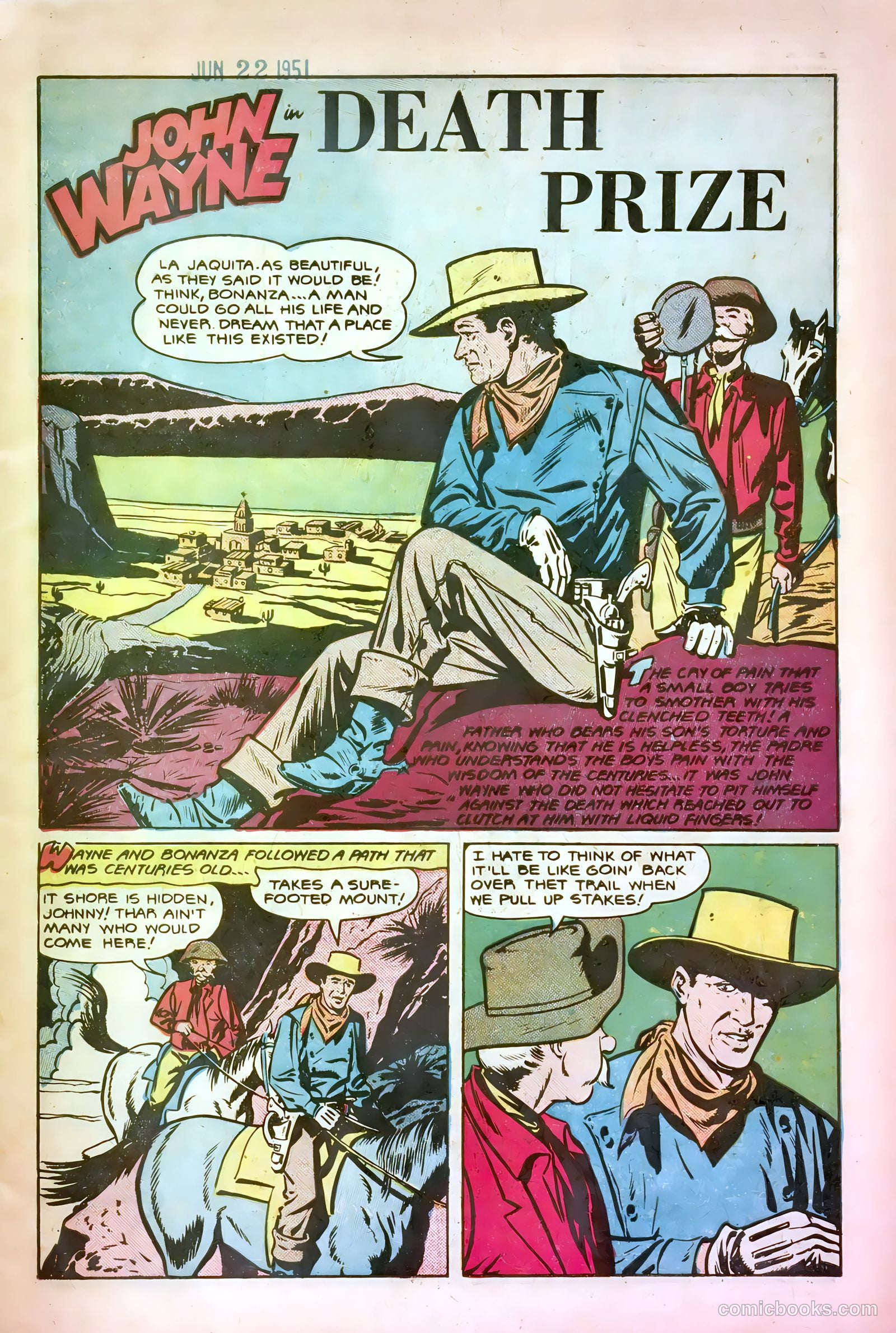 John Wayne Adventure Comics #10 — page 3 of 36