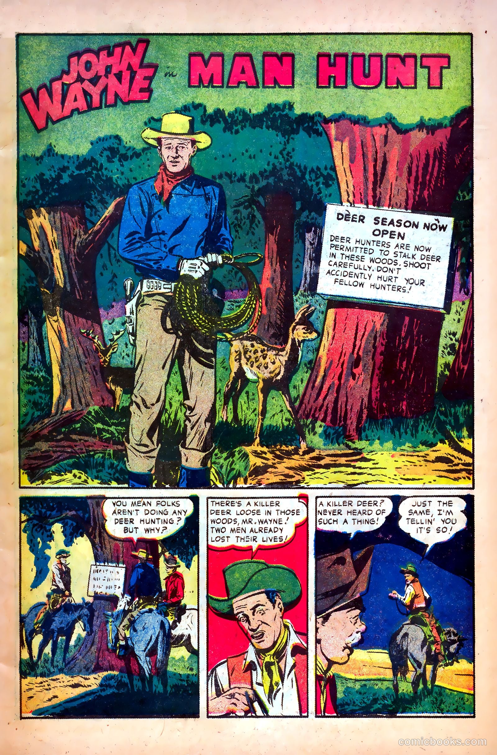 John Wayne Adventure Comics #11 — page 3 of 36