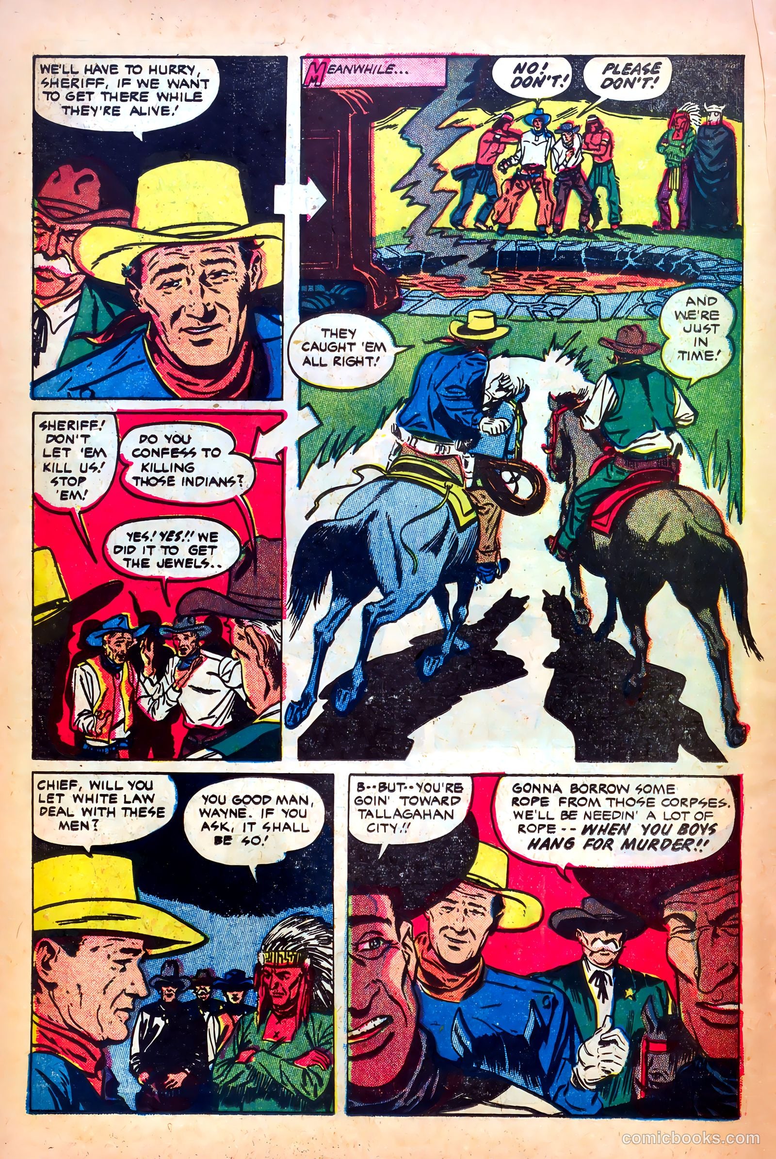 John Wayne Adventure Comics #11 — page 24 of 36