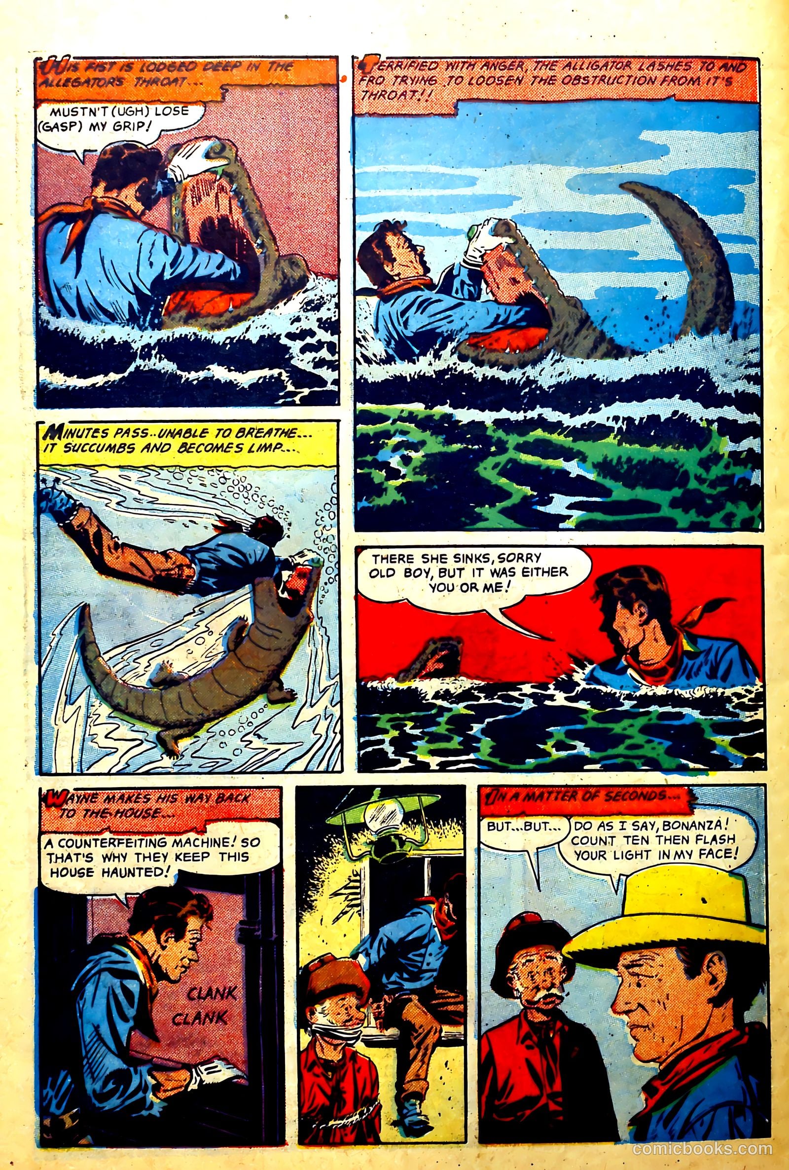 John Wayne Adventure Comics #12 — page 30 of 36