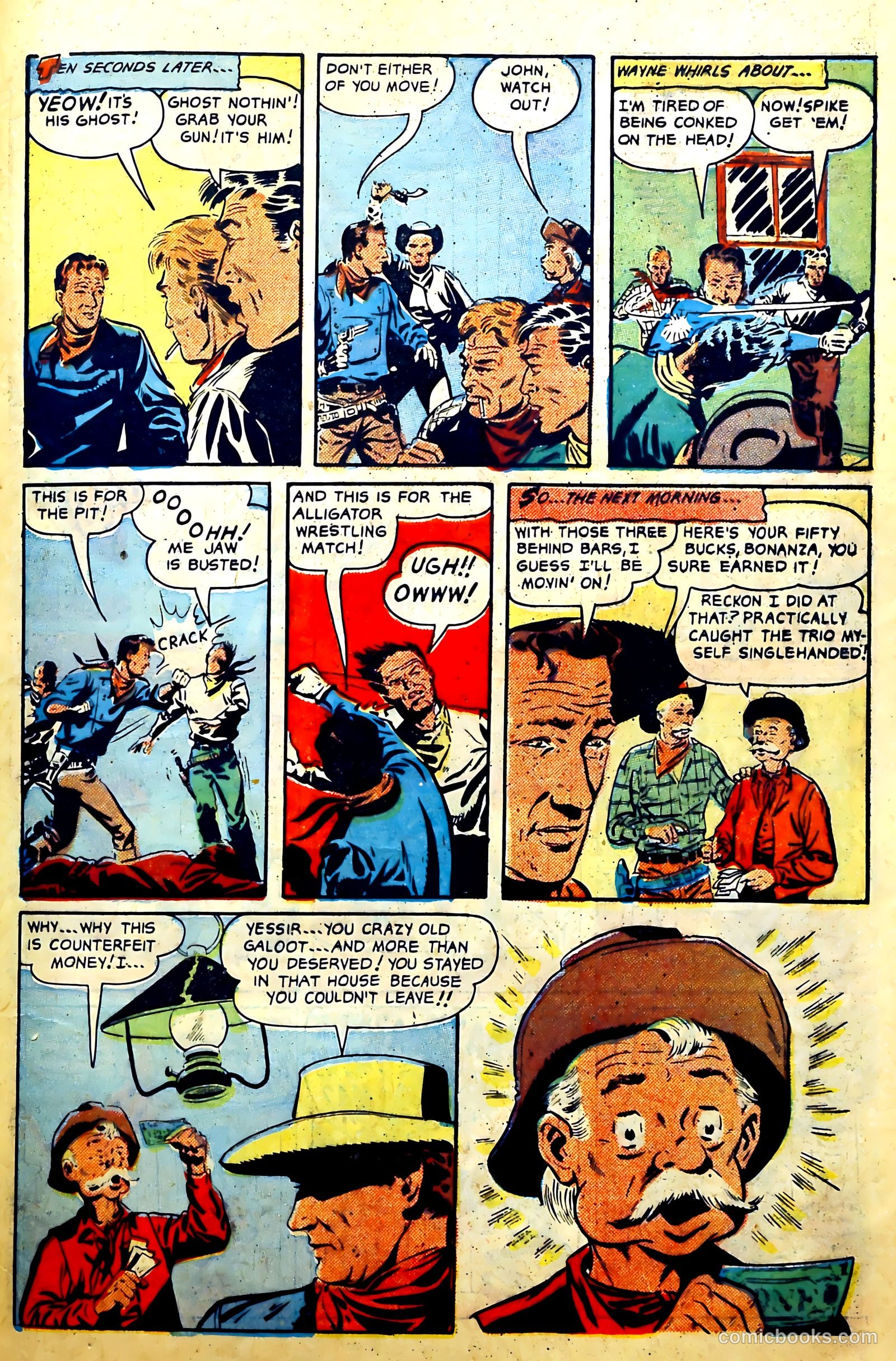 John Wayne Adventure Comics #12 — page 31 of 36