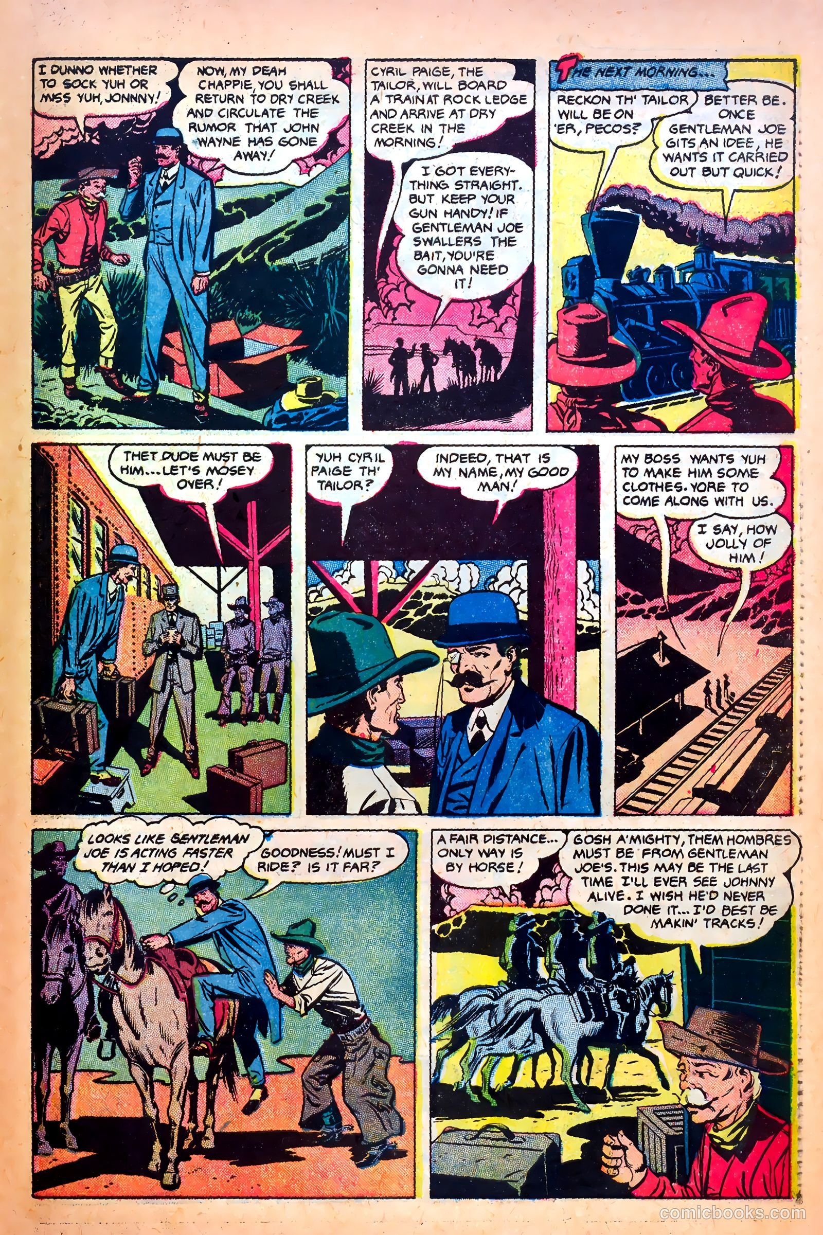 John Wayne Adventure Comics #13 — page 29 of 36
